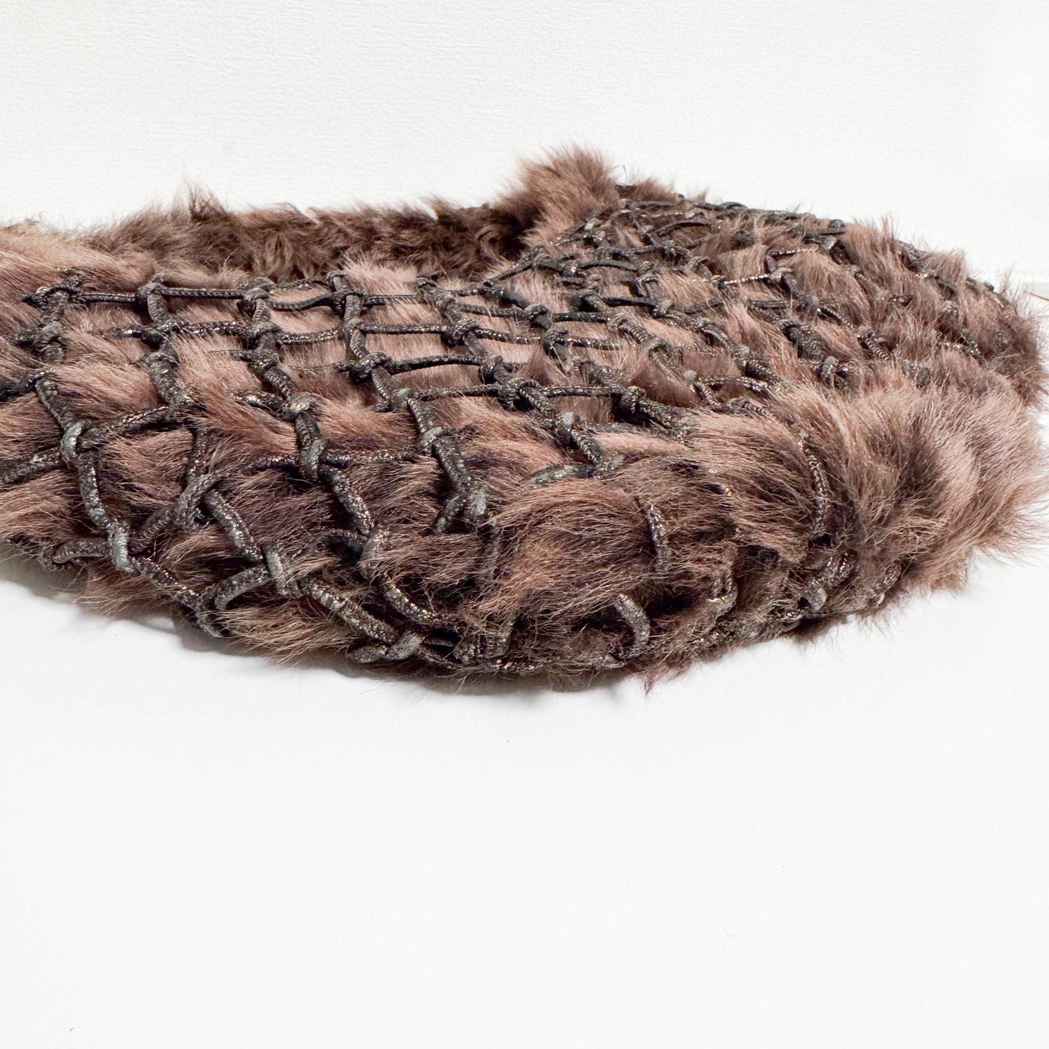 BOTTEGA VENETA Veneta Brown Fur Hobo Shoulder Bag, in , Sold by HIVE PRELOVED - Shoulder Bags, ,