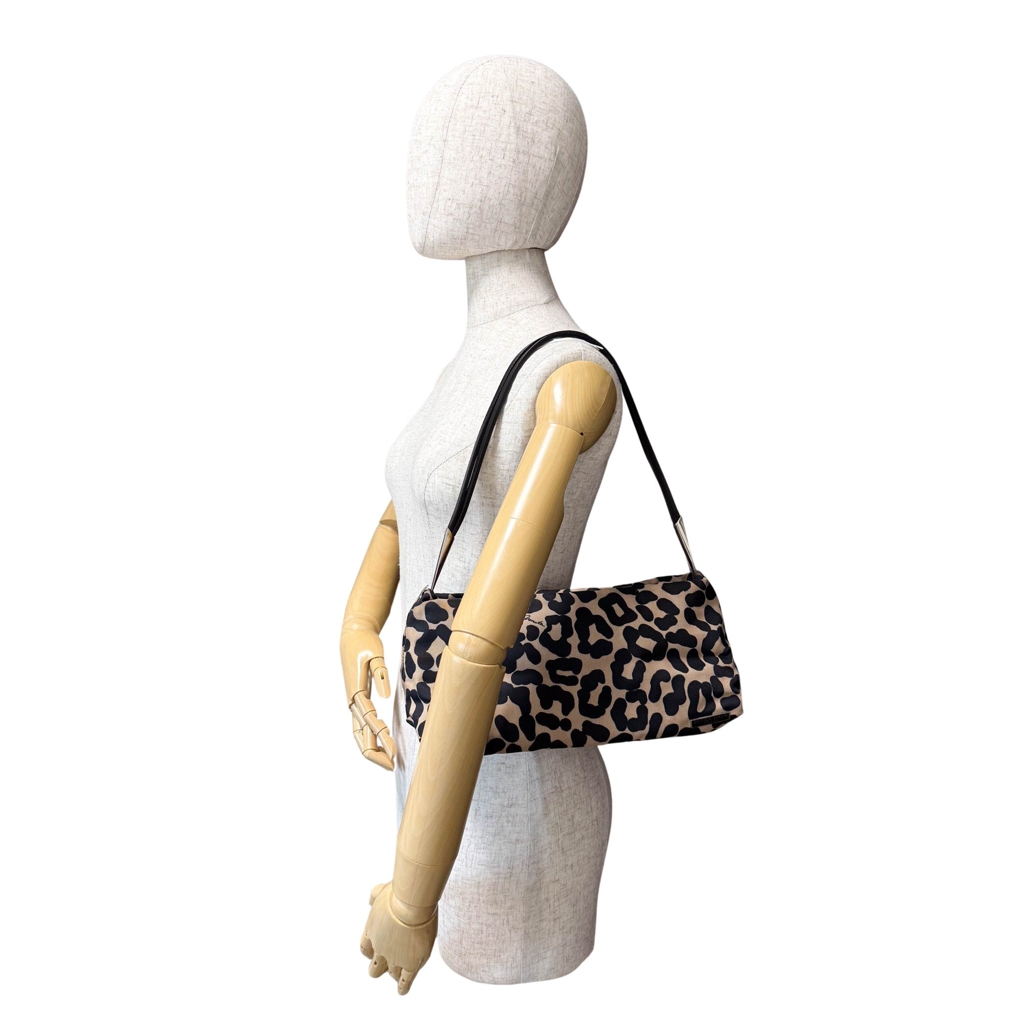 BOTTEGA VENETA Vintage Leopard Canvas Shoulder Bag, in , Sold by HIVE PRELOVED - Shoulder Bags, ,