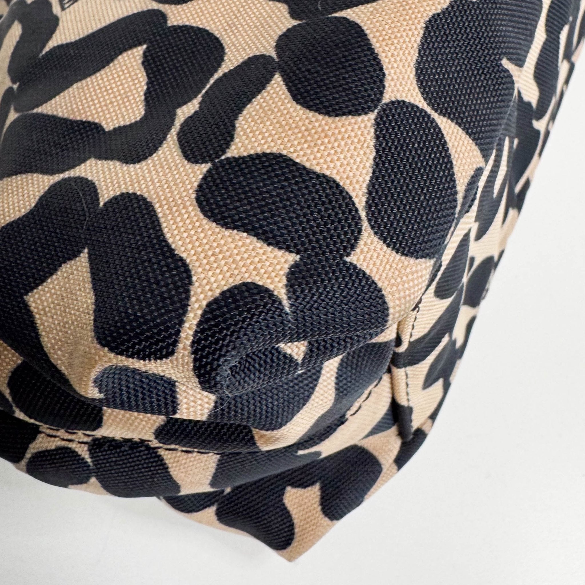 BOTTEGA VENETA Vintage Leopard Canvas Shoulder Bag, in , Sold by HIVE PRELOVED - Shoulder Bags, ,