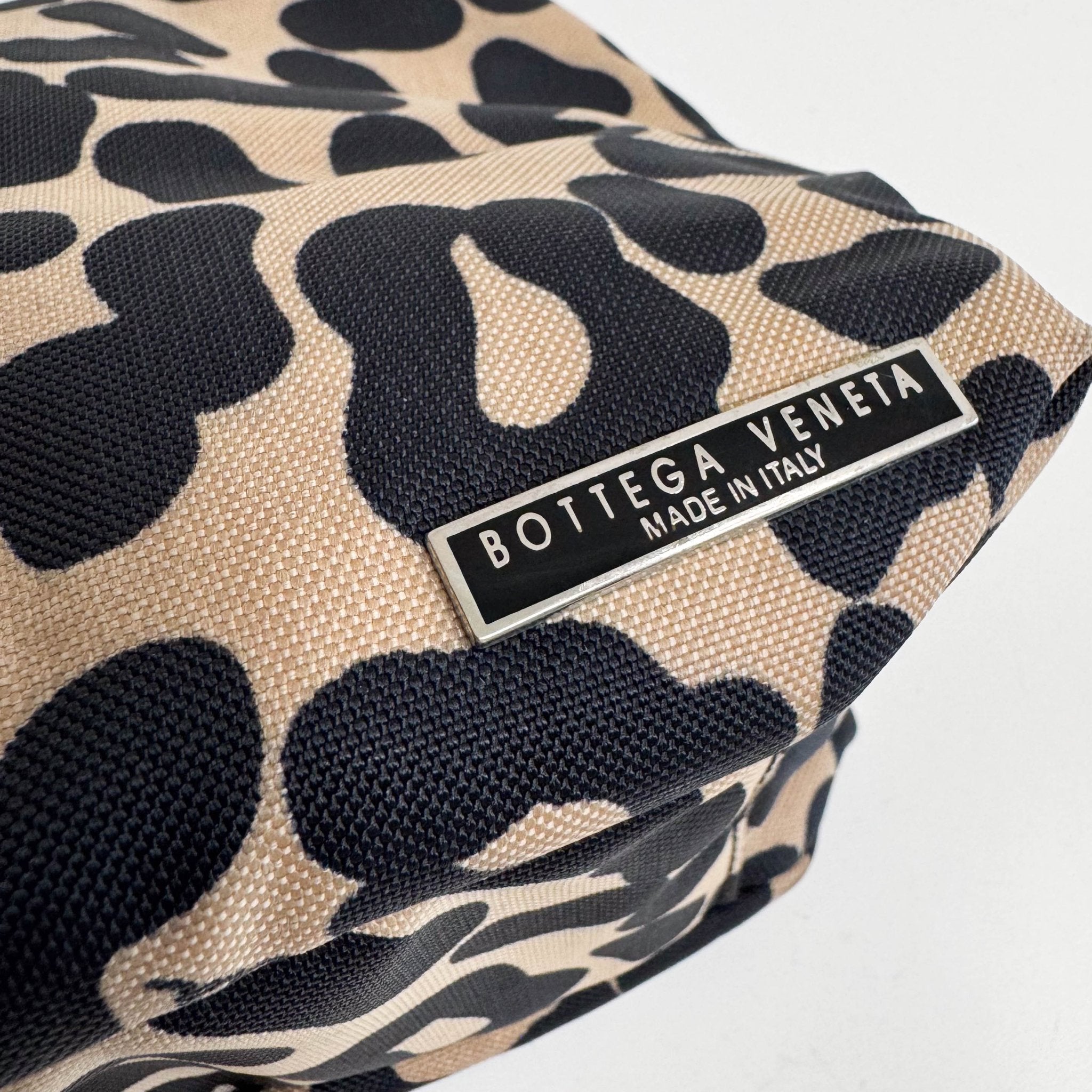 BOTTEGA VENETA Vintage Leopard Canvas Shoulder Bag, in , Sold by HIVE PRELOVED - Shoulder Bags, ,