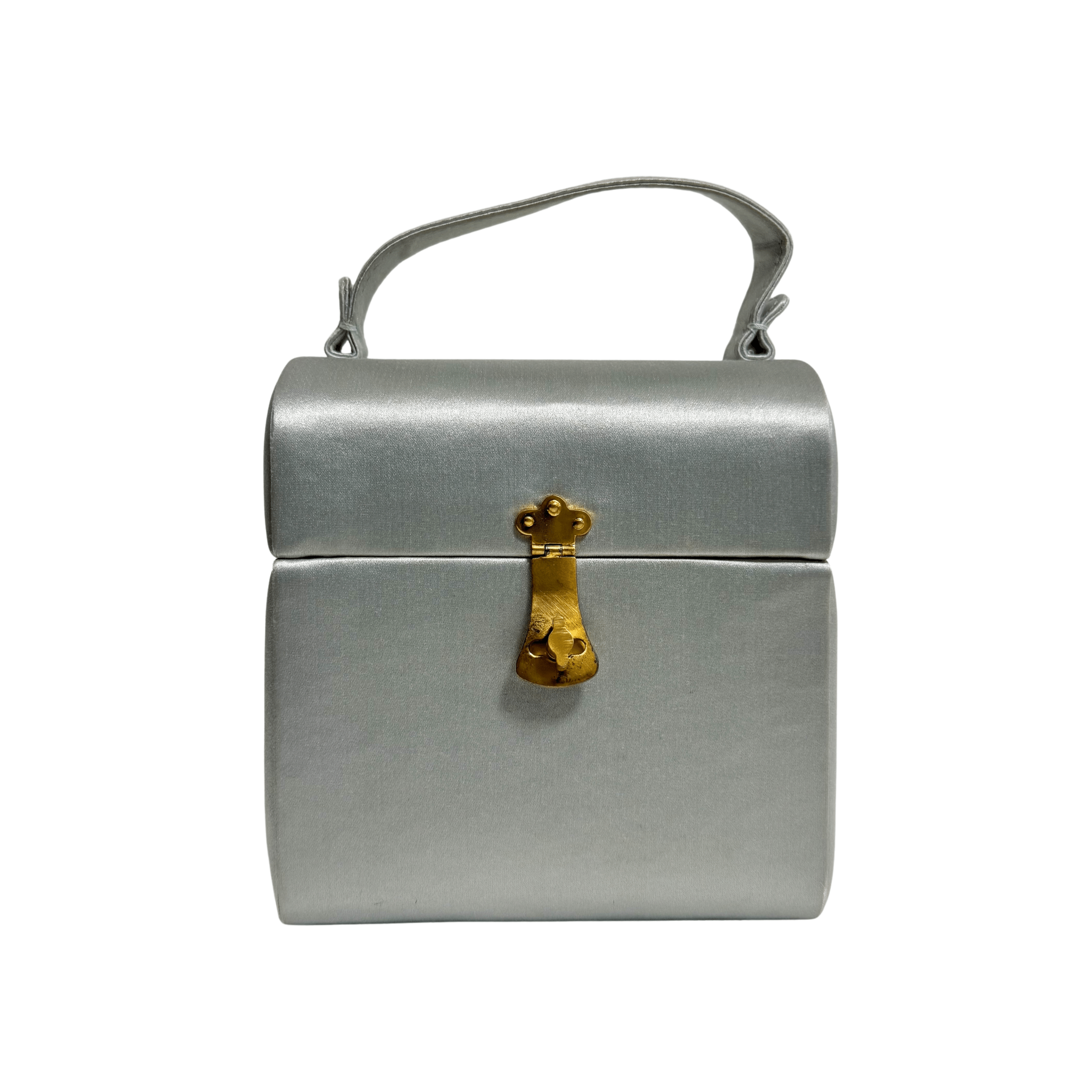 BOTTEGA VENETA Vintage Light Blue Satin Hand Bag, in , Sold by HIVE PRELOVED - Handle Bags, ,