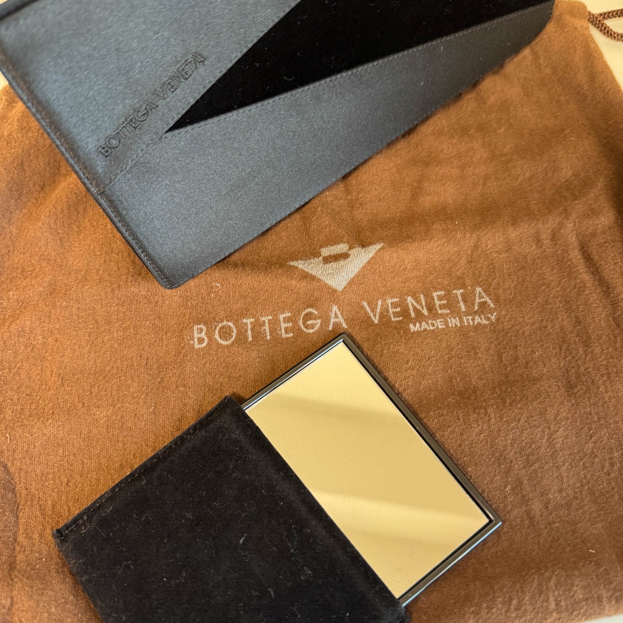BOTTEGA VENETA Vintage Satin and Velvet Black Handle Bag, in , Sold by HIVE PRELOVED - Handle Bags, ,