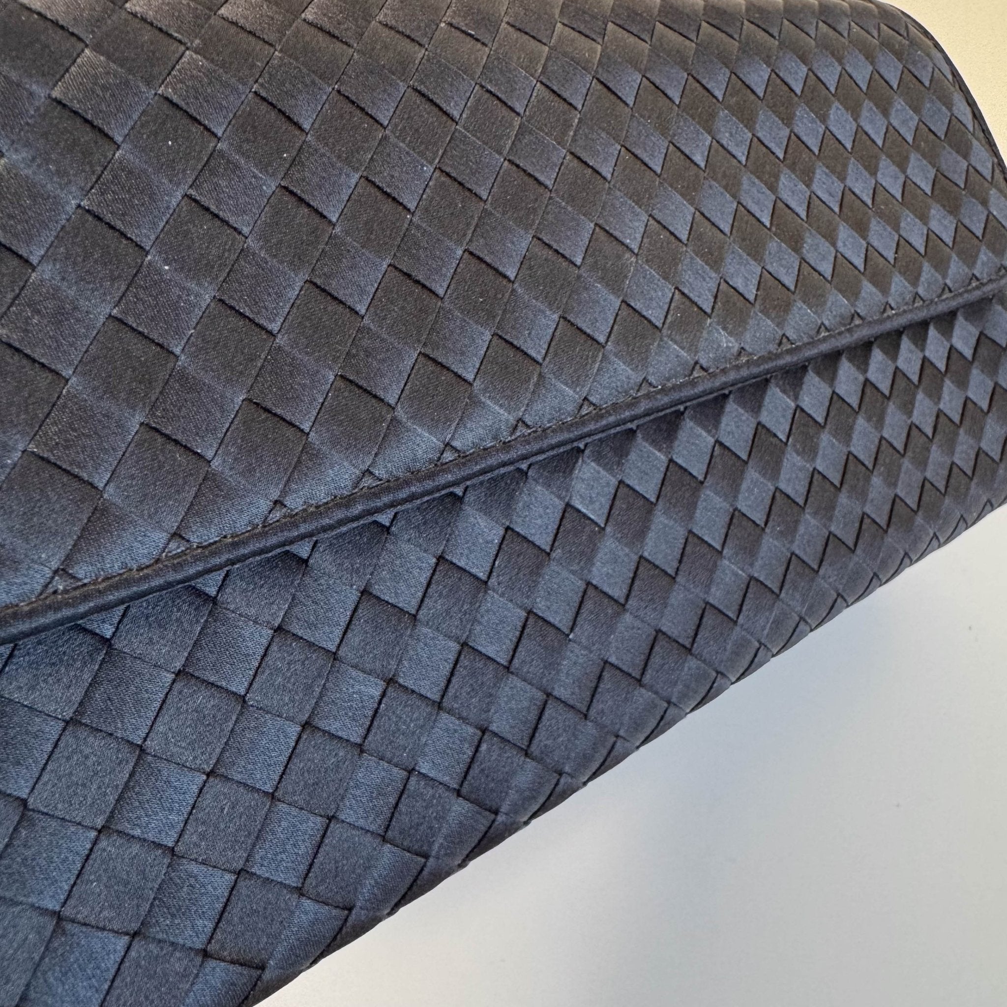 BOTTEGA VENETA Vintage Satin Intrecciato Black Hand bag, in , Sold by HIVE PRELOVED - Handle Bags, ,