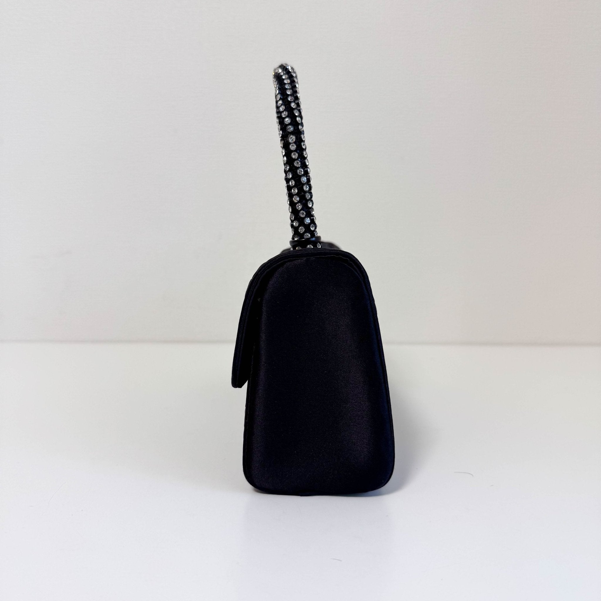 BOTTEGA VENETA Vintage Satin Intrecciato Black Hand bag, in , Sold by HIVE PRELOVED - Handle Bags, ,