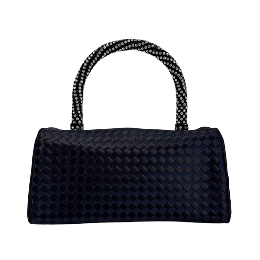 BOTTEGA VENETA Vintage Satin Intrecciato Black Hand bag, in , Sold by HIVE PRELOVED - Handle Bags, ,