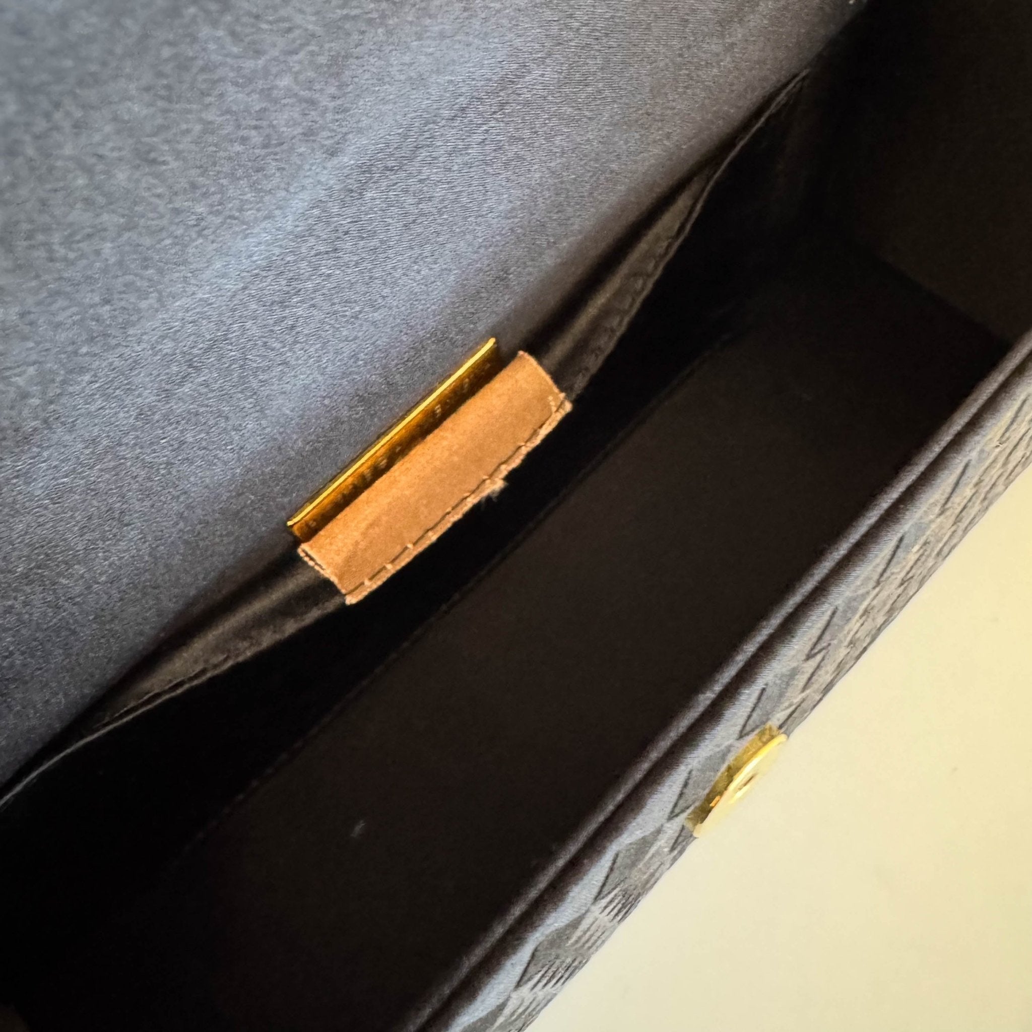 BOTTEGA VENETA Vintage Satin Intrecciato Black Hand bag, in , Sold by HIVE PRELOVED - Handle Bags, ,