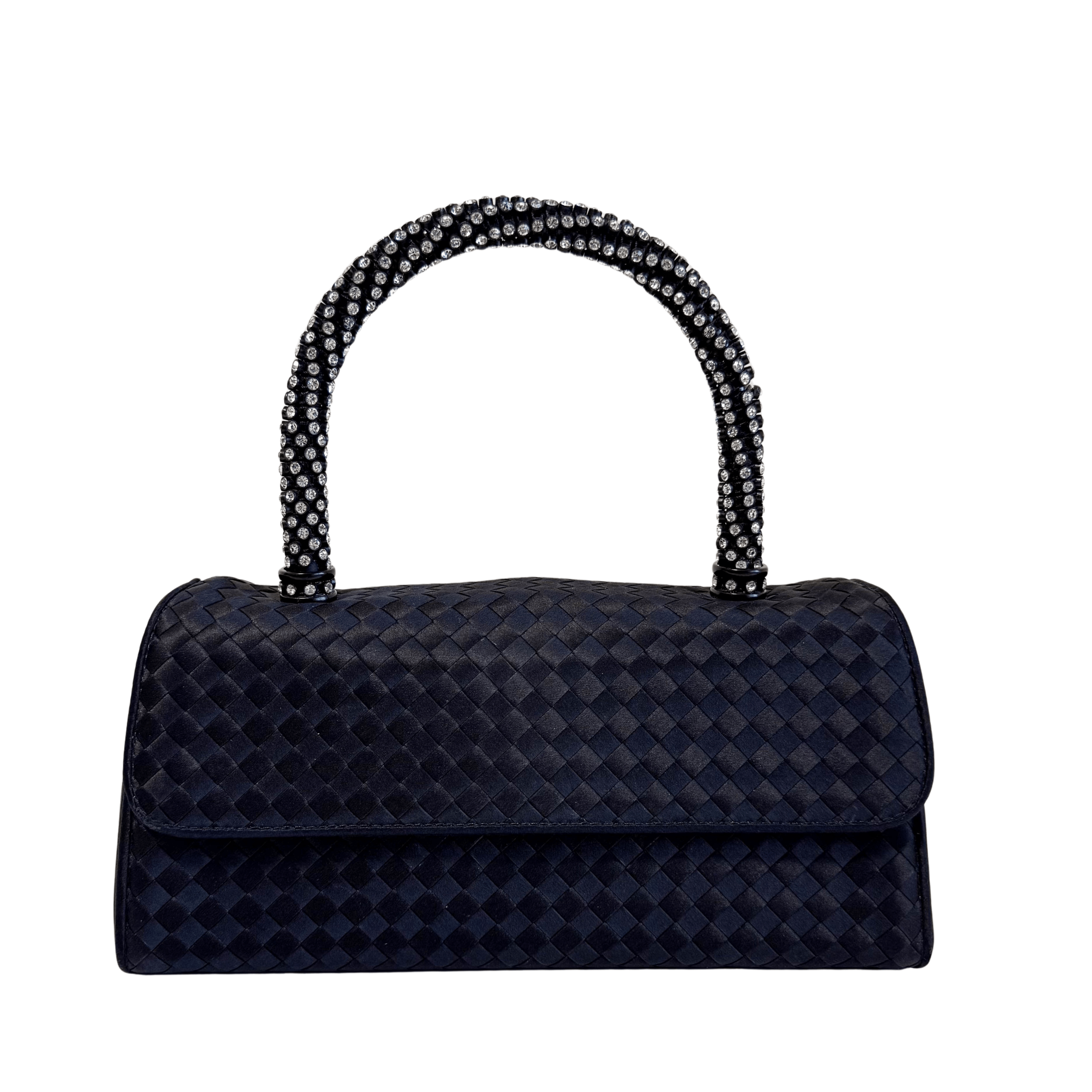 BOTTEGA VENETA Vintage Satin Intrecciato Black Hand bag, in , Sold by HIVE PRELOVED - Handle Bags, ,