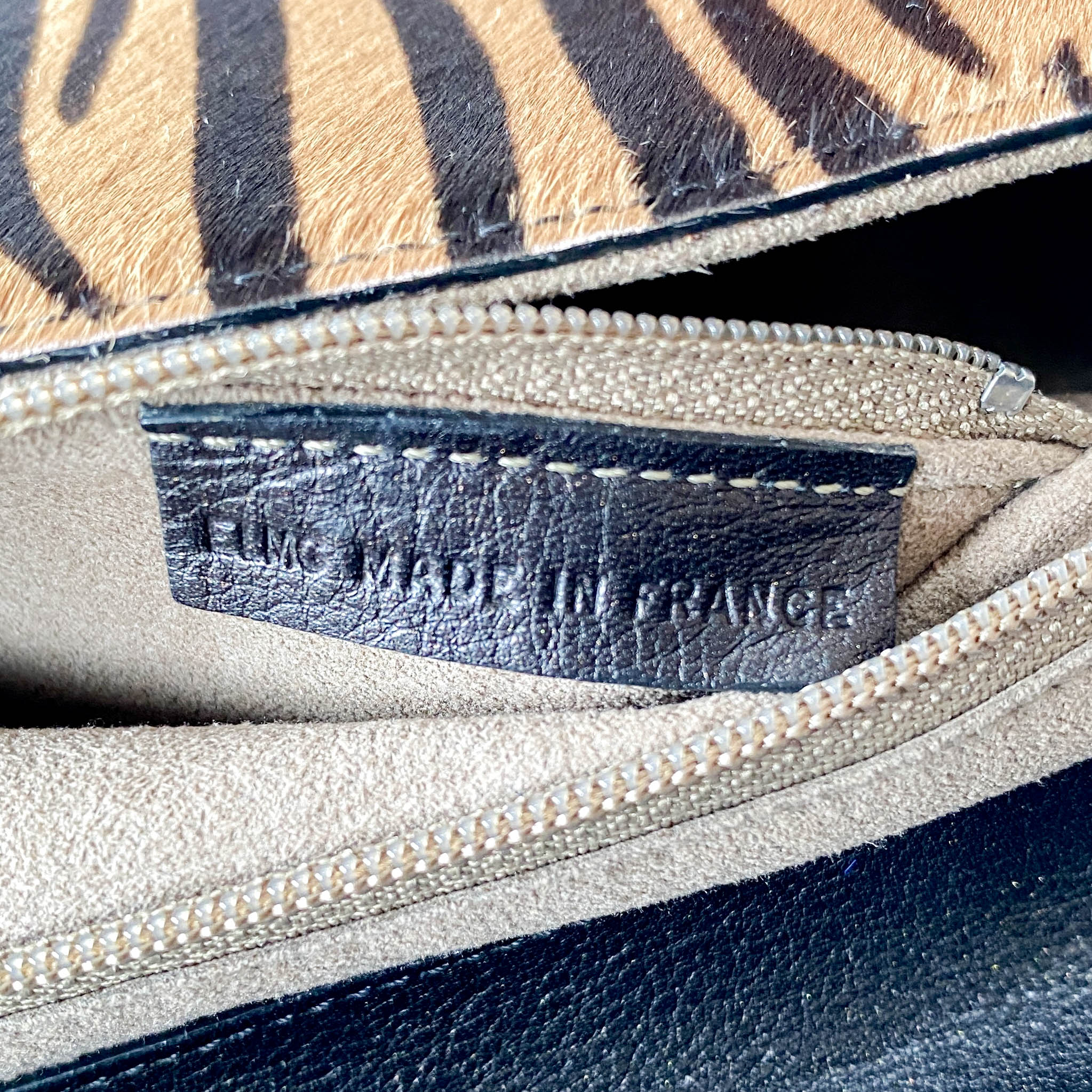 CARTIER Brown Zebra Printed Pony Hair Shoulder Bag, in , Sold by HIVE PRELOVED - Shoulder Bags, ,