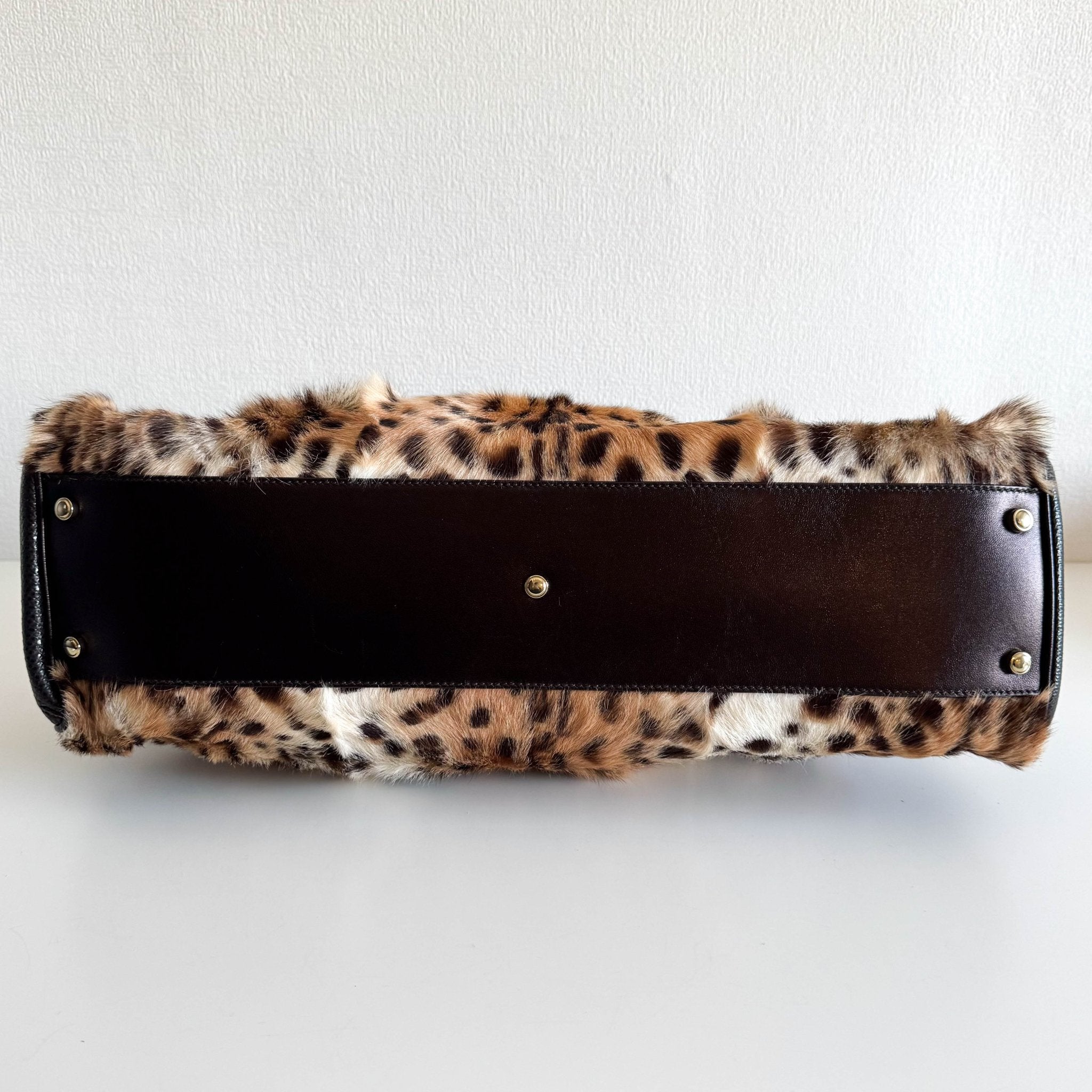 CARTIER Marcello Leopard Print Fur / Leather Shoulder Tote Handbag, in , Sold by HIVE PRELOVED - Shoulder Bags, Totes,