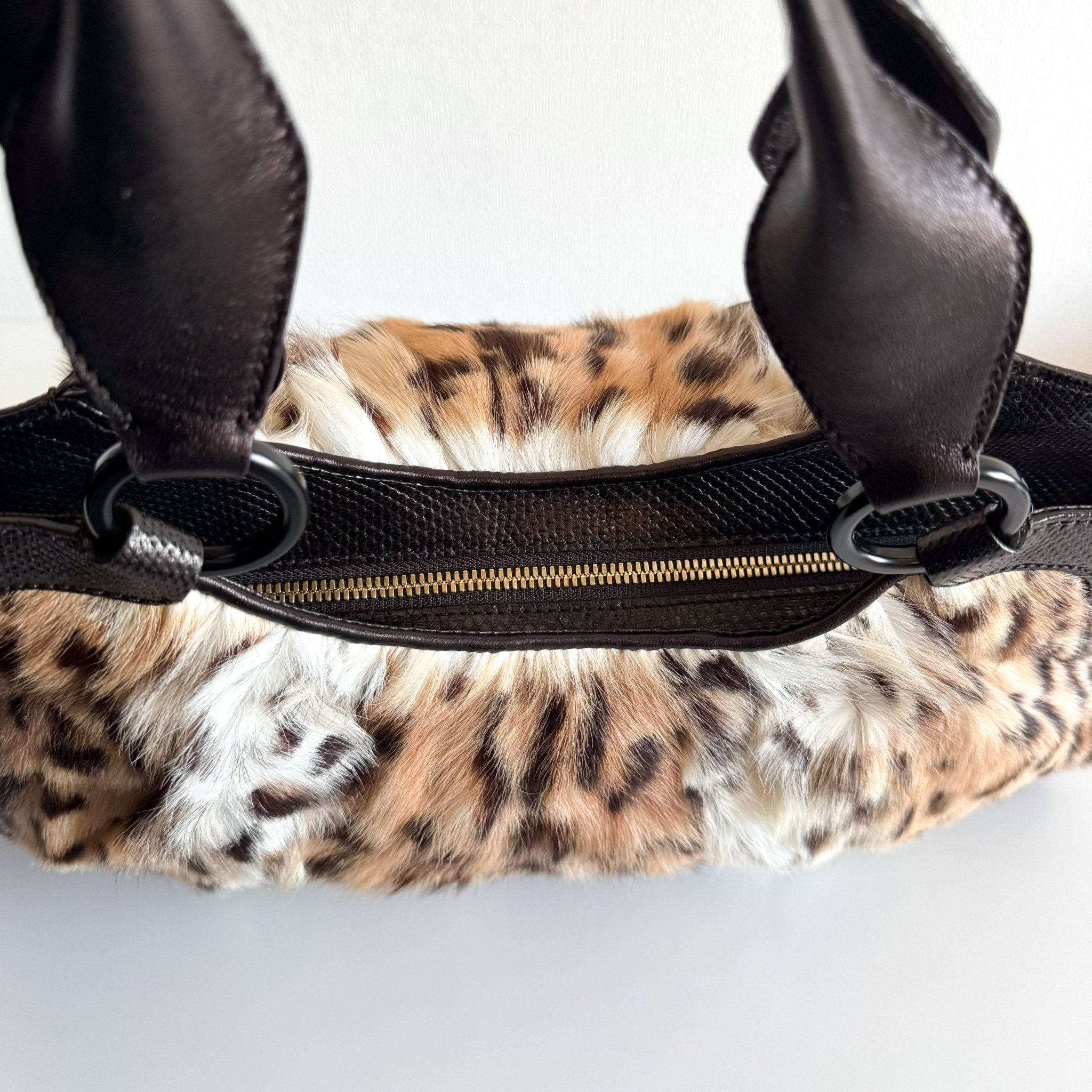 CARTIER Marcello Leopard Print Fur / Leather Shoulder Tote Handbag, in , Sold by HIVE PRELOVED - Shoulder Bags, Totes,