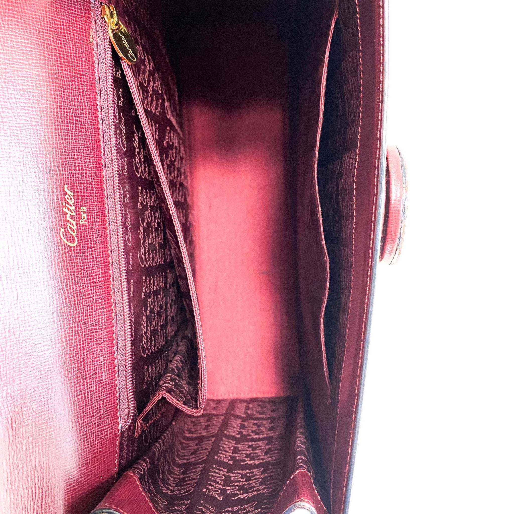 CARTIER Must de Cartier Top Handle Leather Bag, in , Sold by HIVE PRELOVED - Handle Bags, ,