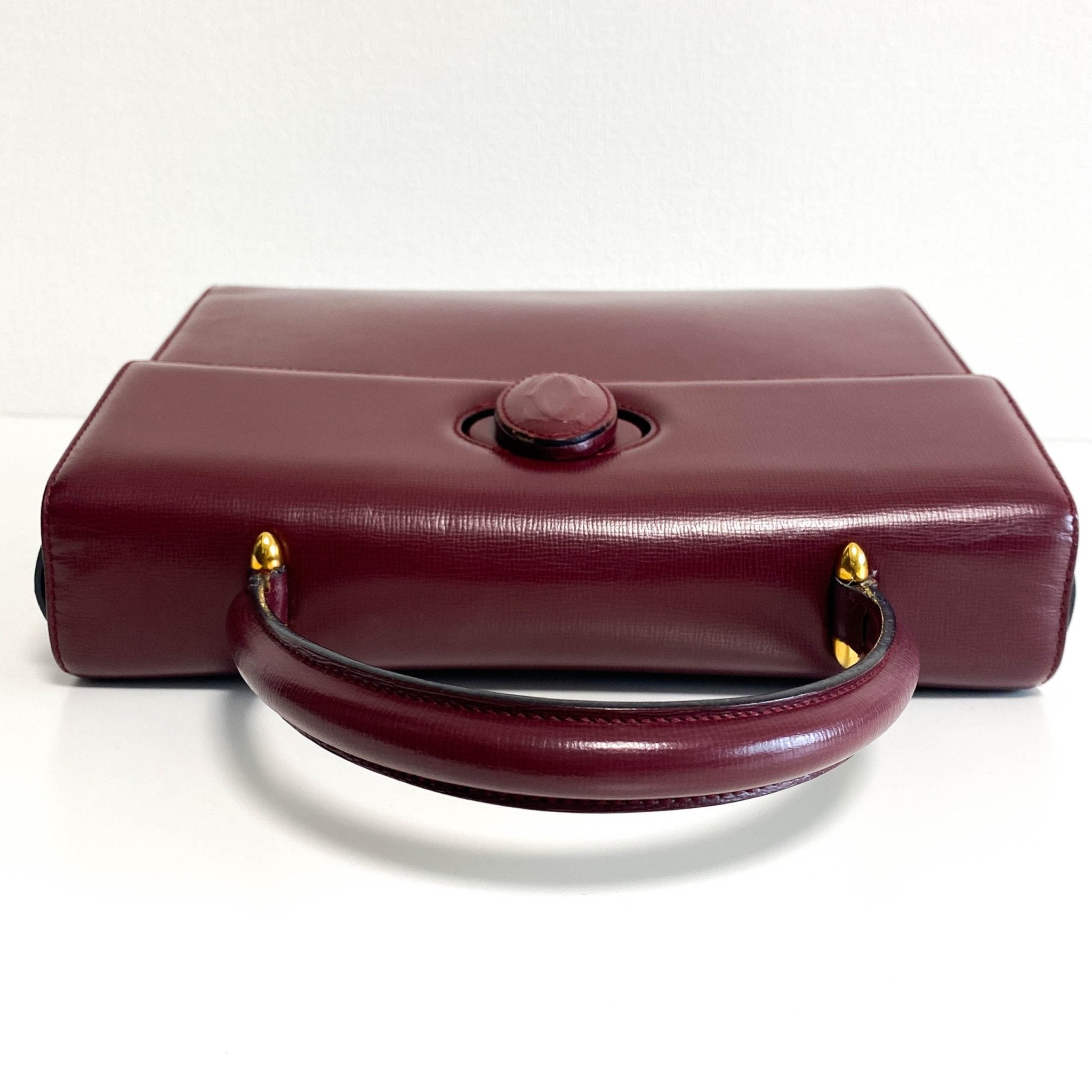 CARTIER Must de Cartier Top Handle Leather Bag, in , Sold by HIVE PRELOVED - Handle Bags, ,