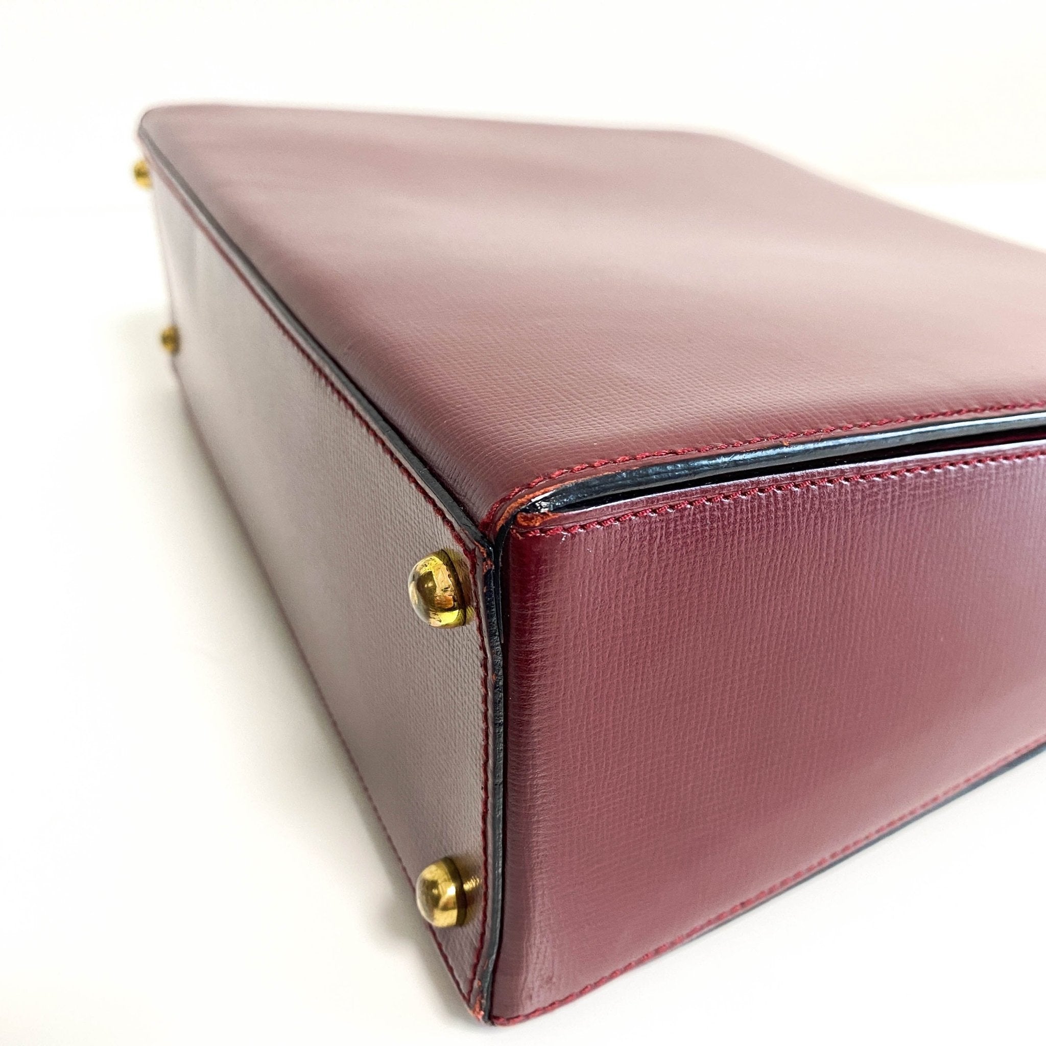 CARTIER Must de Cartier Top Handle Leather Bag, in , Sold by HIVE PRELOVED - Handle Bags, ,