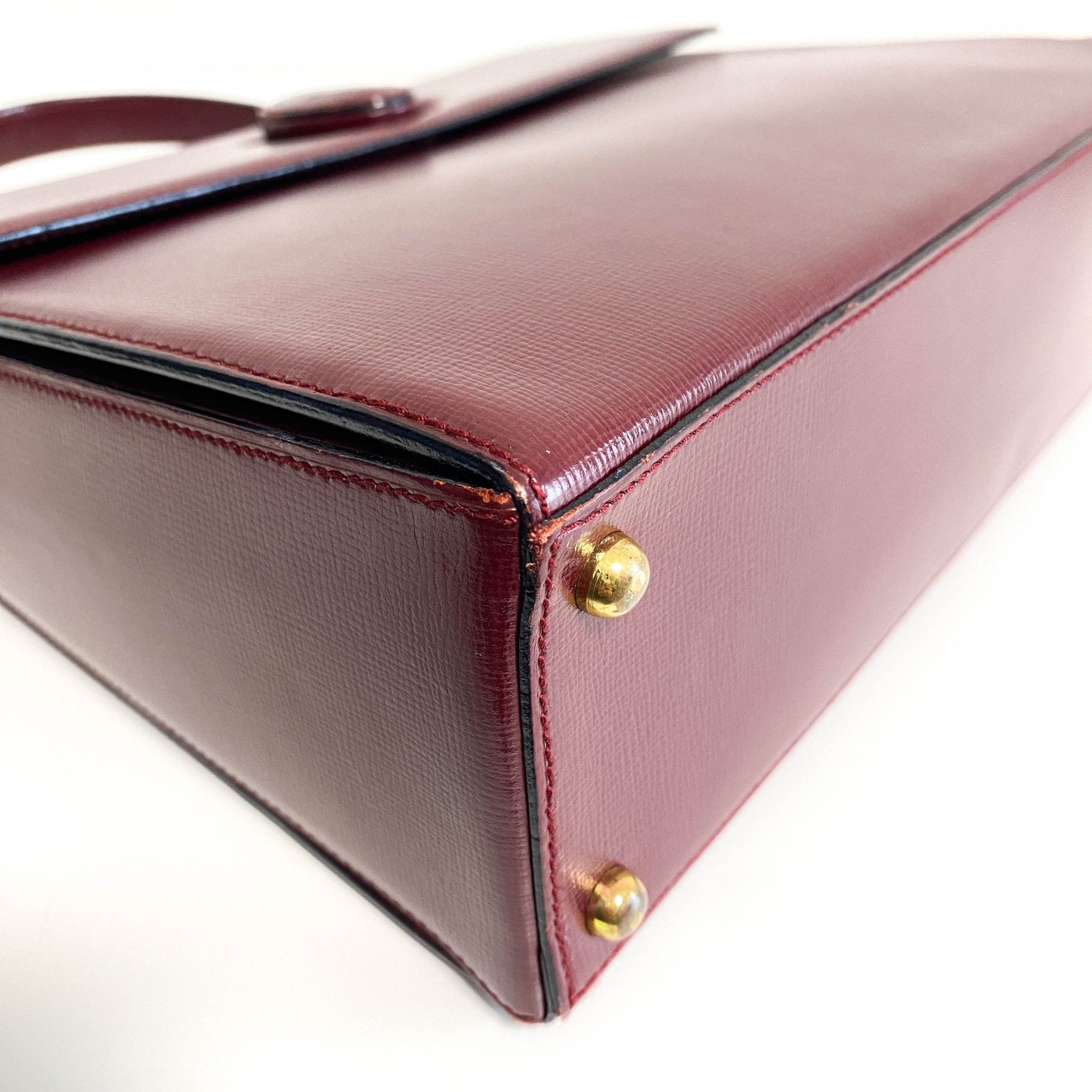 CARTIER Must de Cartier Top Handle Leather Bag, in , Sold by HIVE PRELOVED - Handle Bags, ,