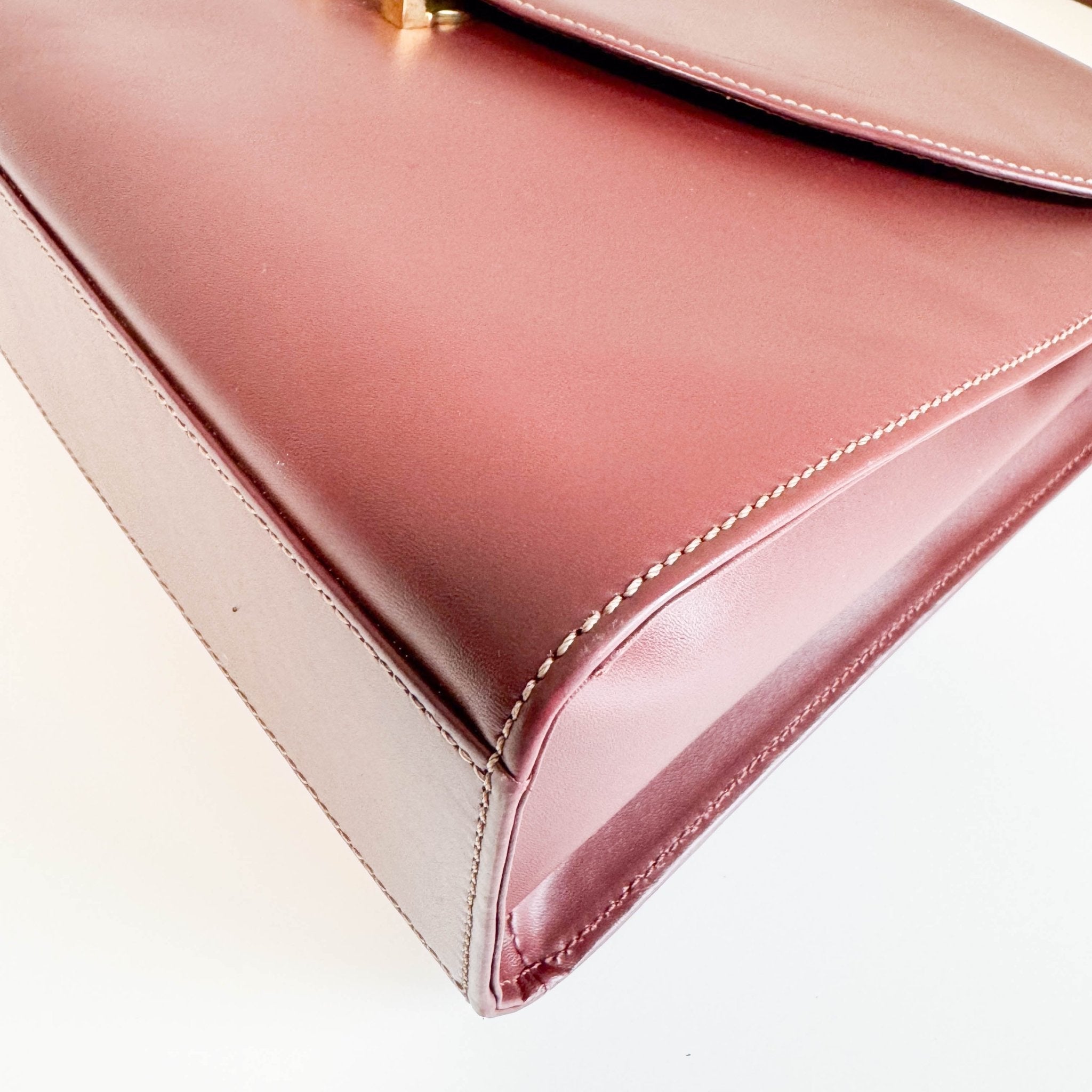 CARTIER Must De Cartier Top Handle Leather Handbag, in , Sold by HIVE PRELOVED - Handle Bags, ,