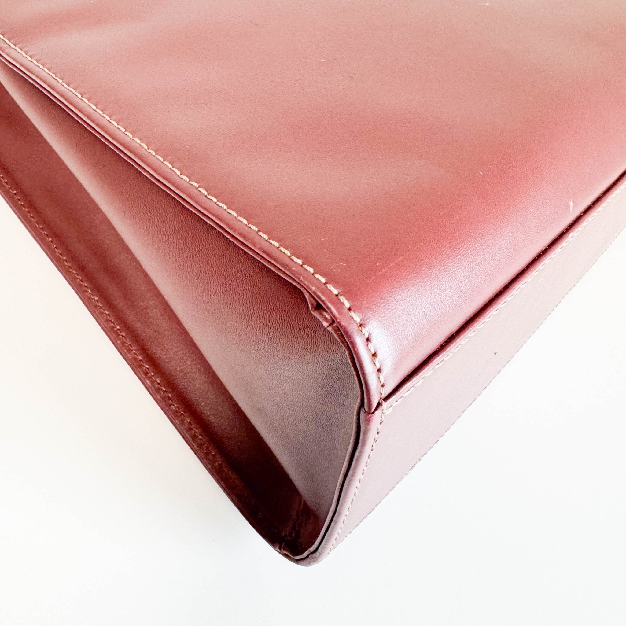 CARTIER Must De Cartier Top Handle Leather Handbag, in , Sold by HIVE PRELOVED - Handle Bags, ,