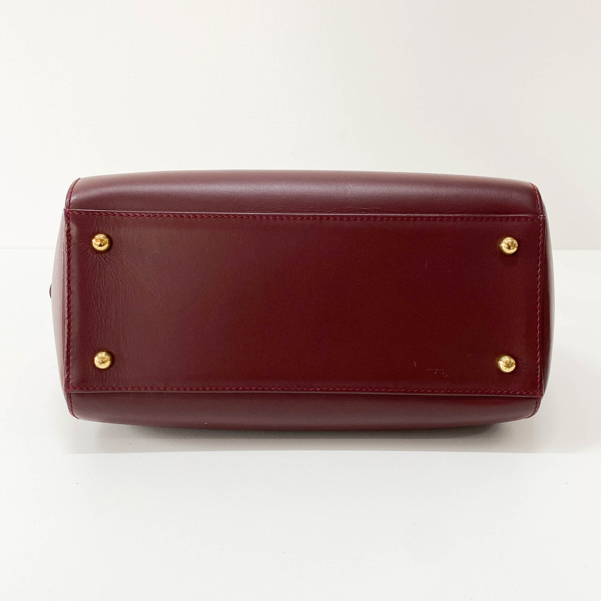 CARTIER Must Line Burgundy Leather Top Handle Bag, in , Sold by HIVE PRELOVED - Handle Bags, Shoulder Bags,