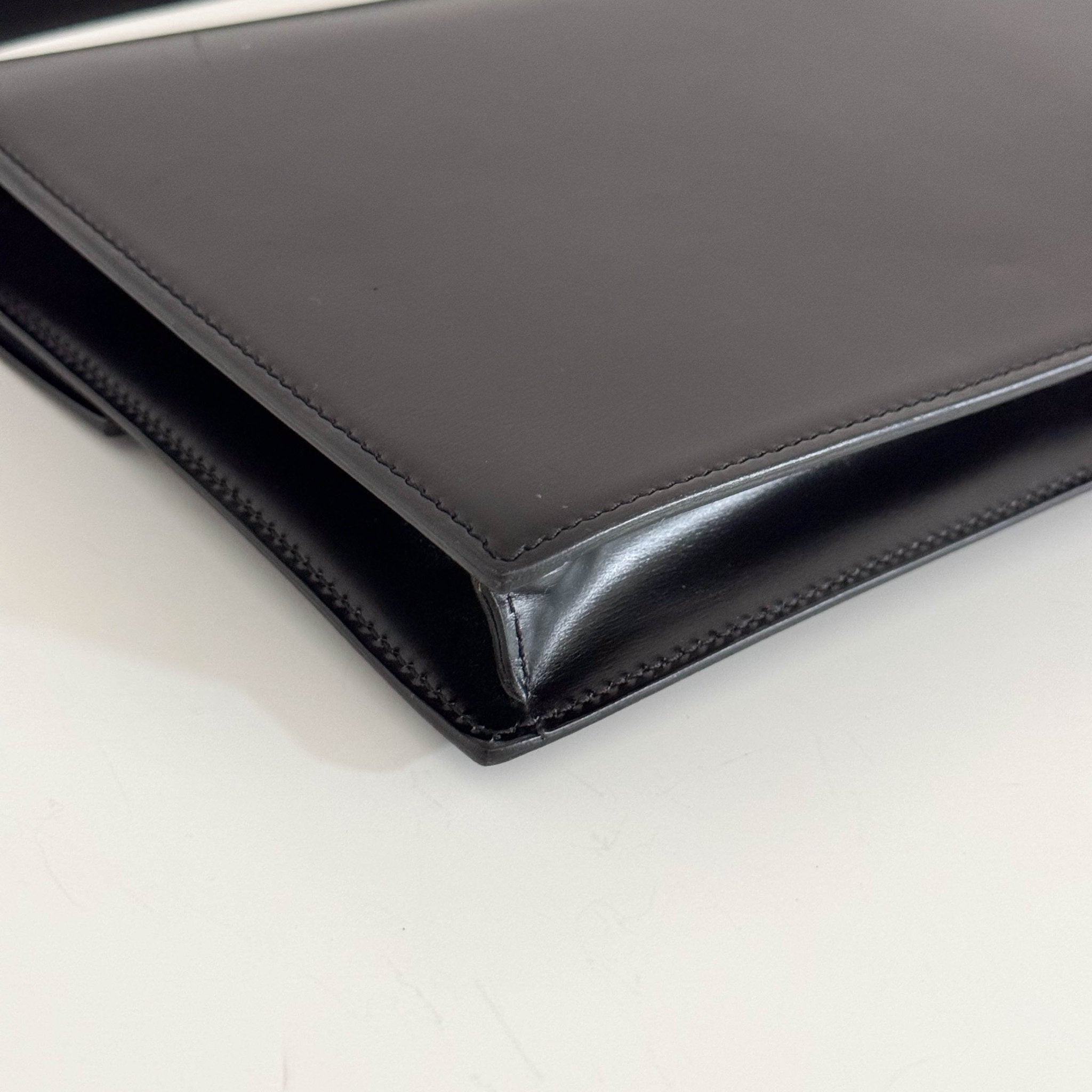 CARTIER Panthère Black Calf Leather Clutch Shoulder Bag, in , Sold by HIVE PRELOVED - Clutch bag, Crossbody bag, Shoulder Bag