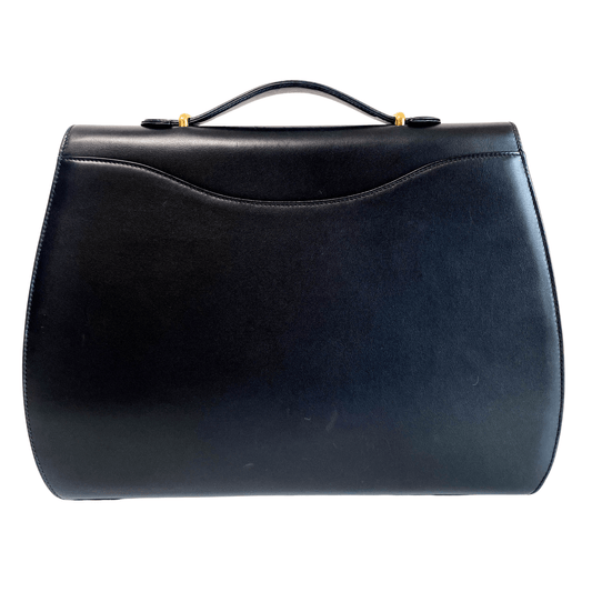 CARTIER Panthère Black Leather Briefcase, in , Sold by HIVE PRELOVED - Handle Bags, ,