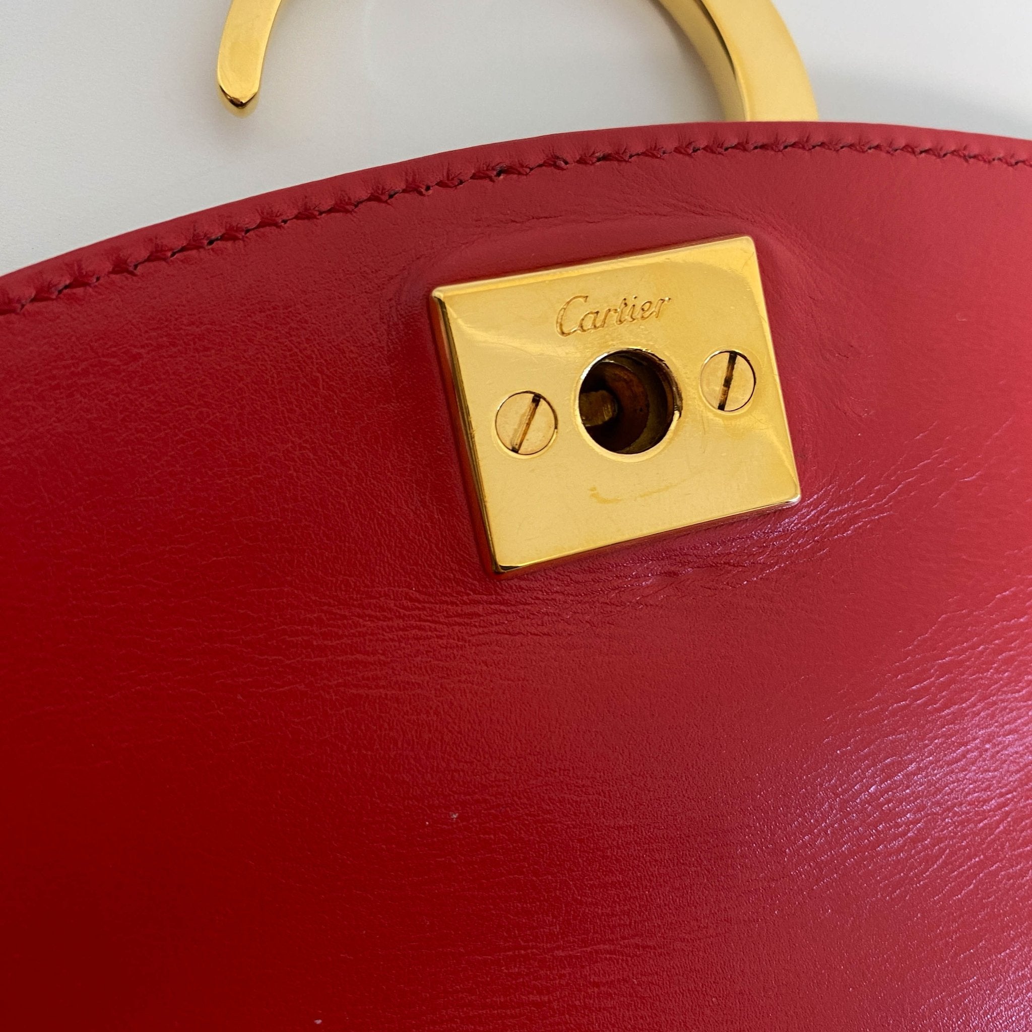 CARTIER Panthère Black Leather Envelope Flap Clutch Bag, in , Sold by HIVE PRELOVED - Clutch bags, ,