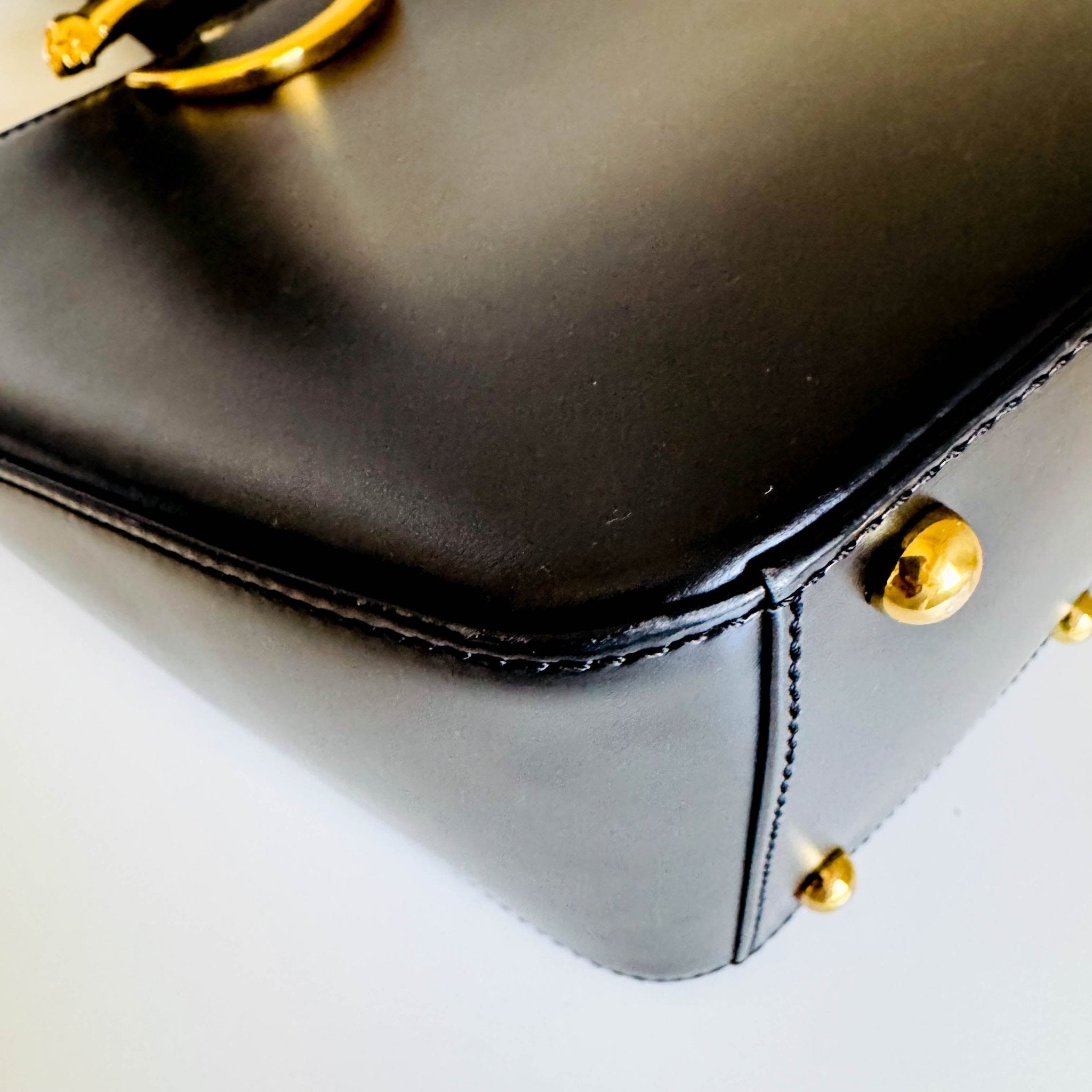 CARTIER Panthère Black Leather Handbag, in , Sold by HIVE PRELOVED - Handle Bags, ,