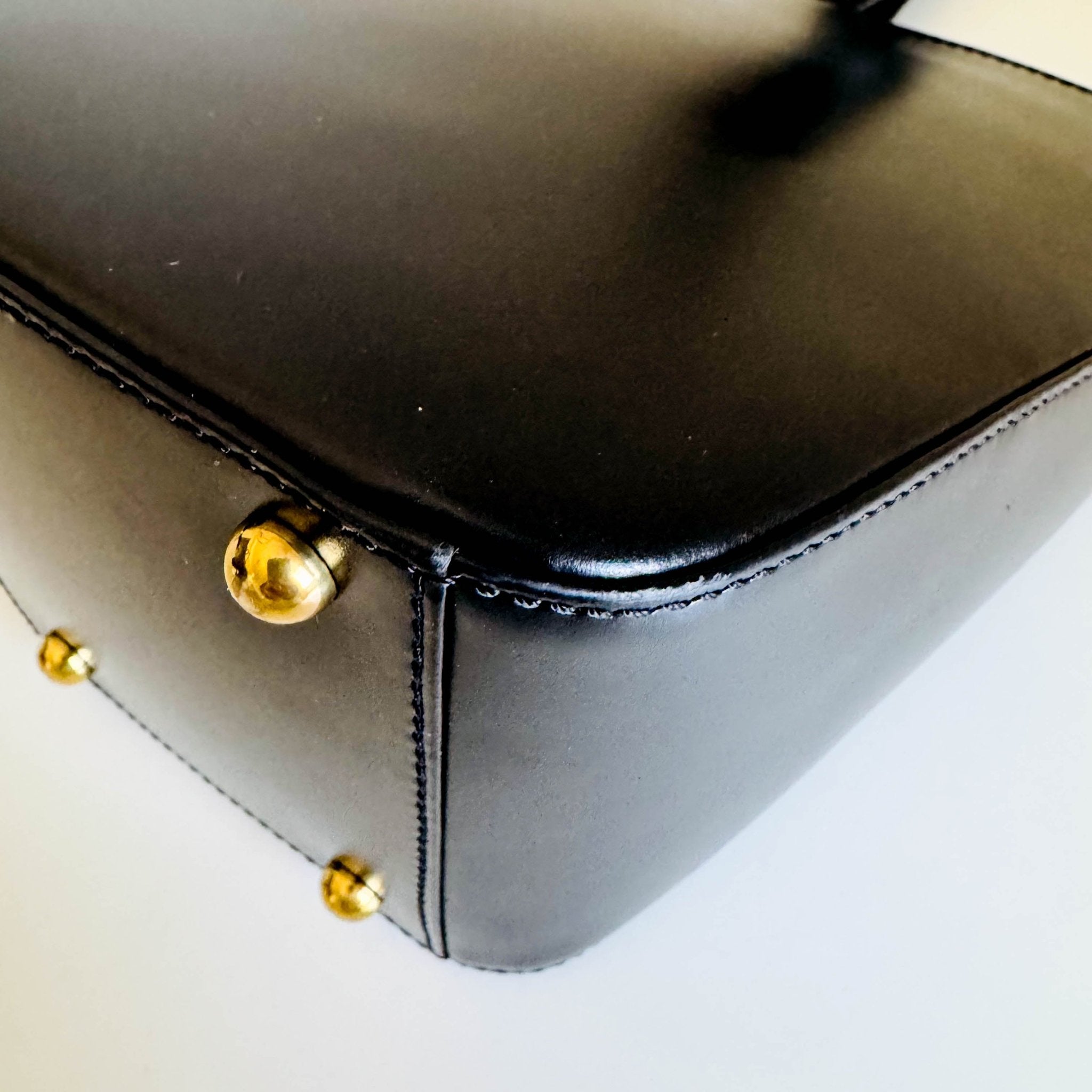 CARTIER Panthère Black Leather Handbag, in , Sold by HIVE PRELOVED - Handle Bags, ,