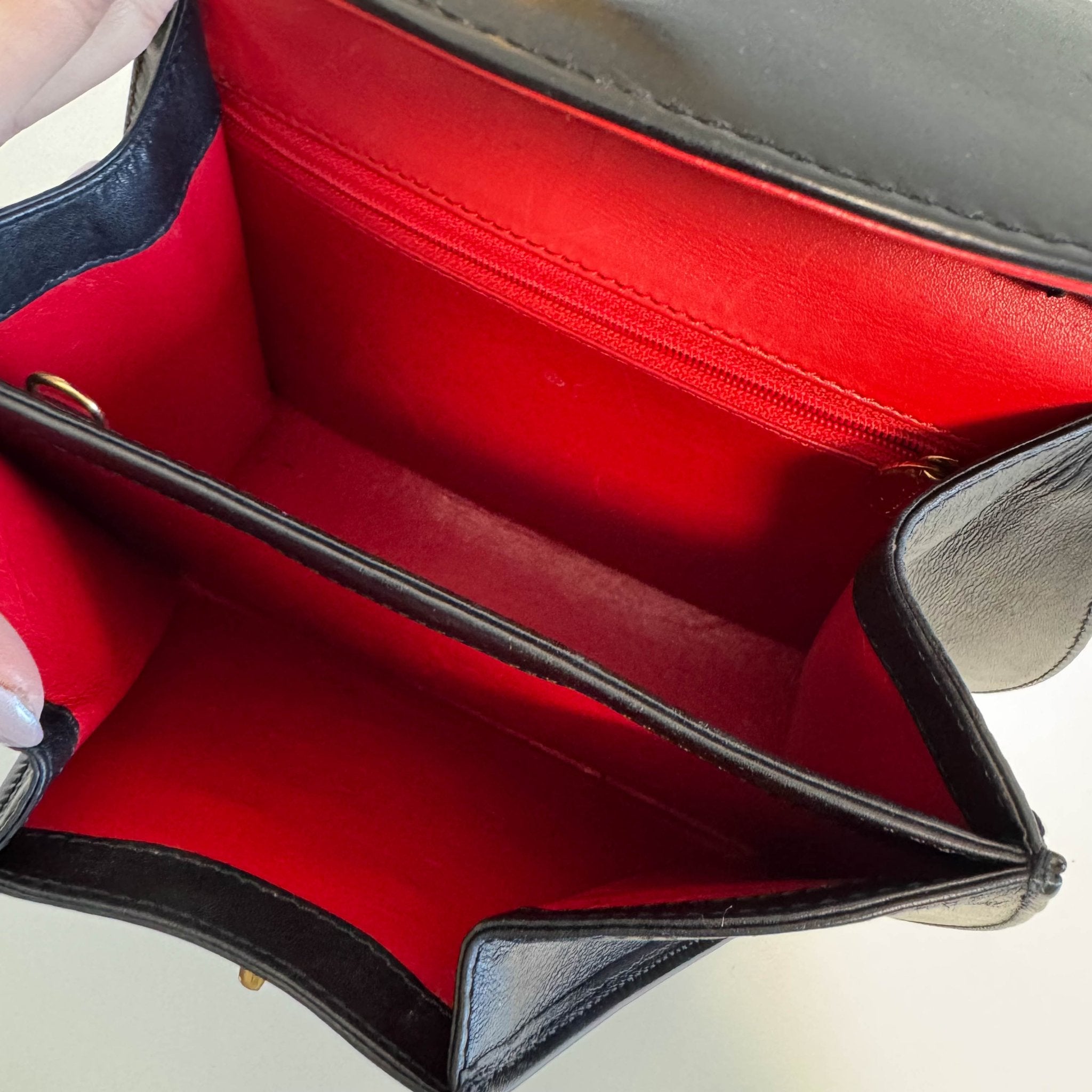 CARTIER Panthère Black Leather Shoulder Bag, in , Sold by HIVE PRELOVED - Shoulder Bags, ,