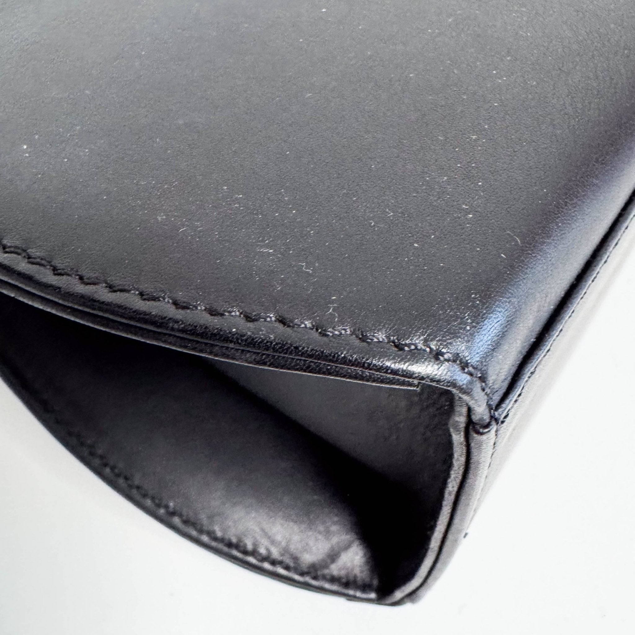 CARTIER Panthère Black Leather Top Handle Bag, in , Sold by HIVE PRELOVED - Handle Bags, ,