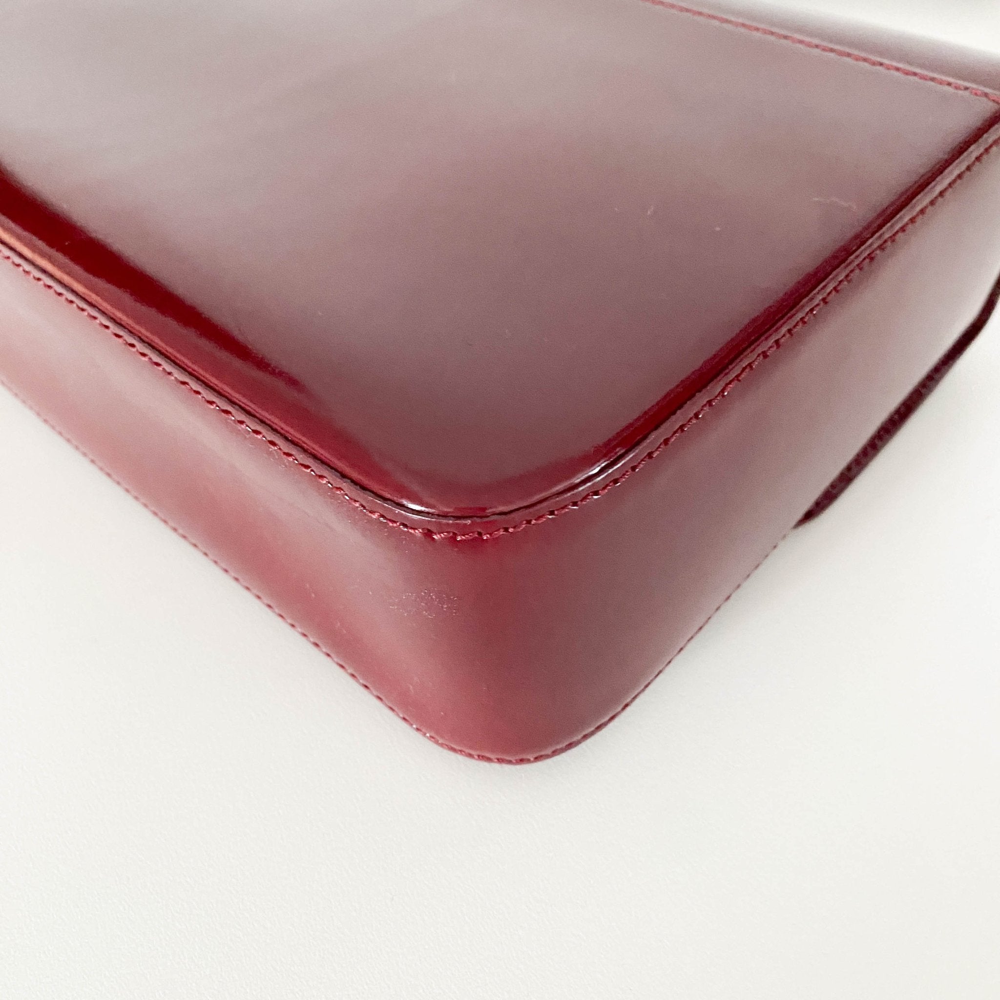 CARTIER Panthère Burgundy Leather Crossbody bag, in , Sold by HIVE PRELOVED - Crossbody bags, ,