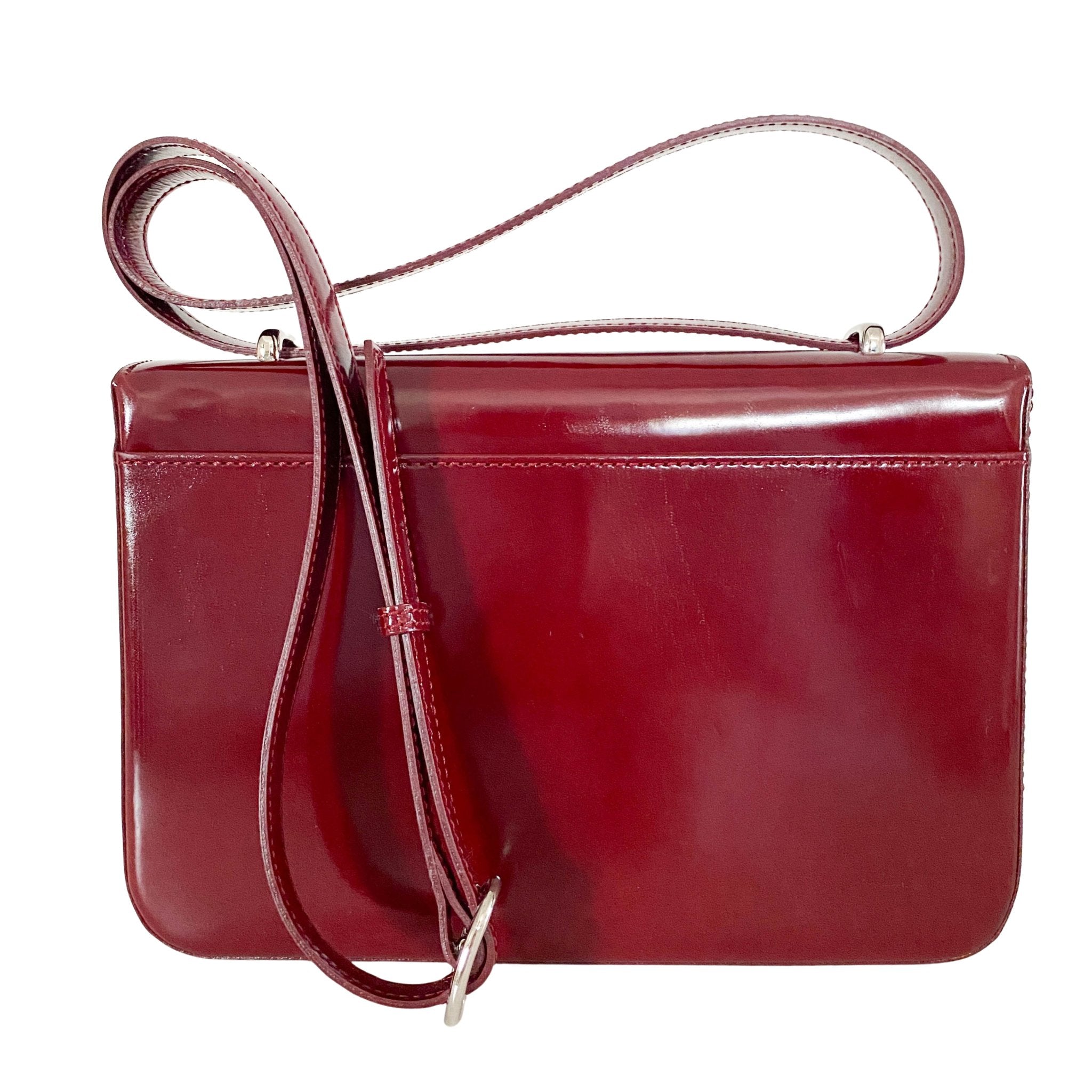 CARTIER Panthère Burgundy Leather Crossbody bag, in , Sold by HIVE PRELOVED - Crossbody bags, ,