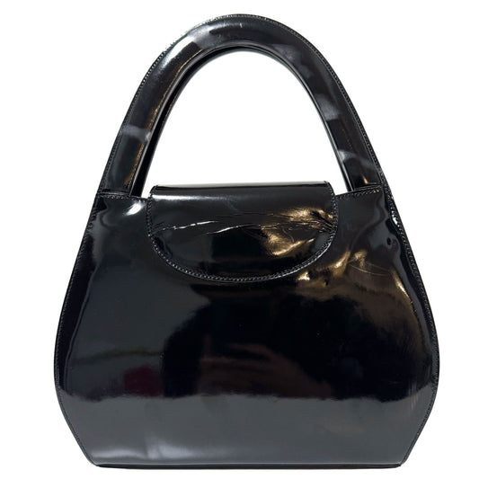 CARTIER Panthère de Cartier Black Patent Leather Top Handle Bag Gold Hardware, in , Sold by HIVE PRELOVED - Handle Bags, ,