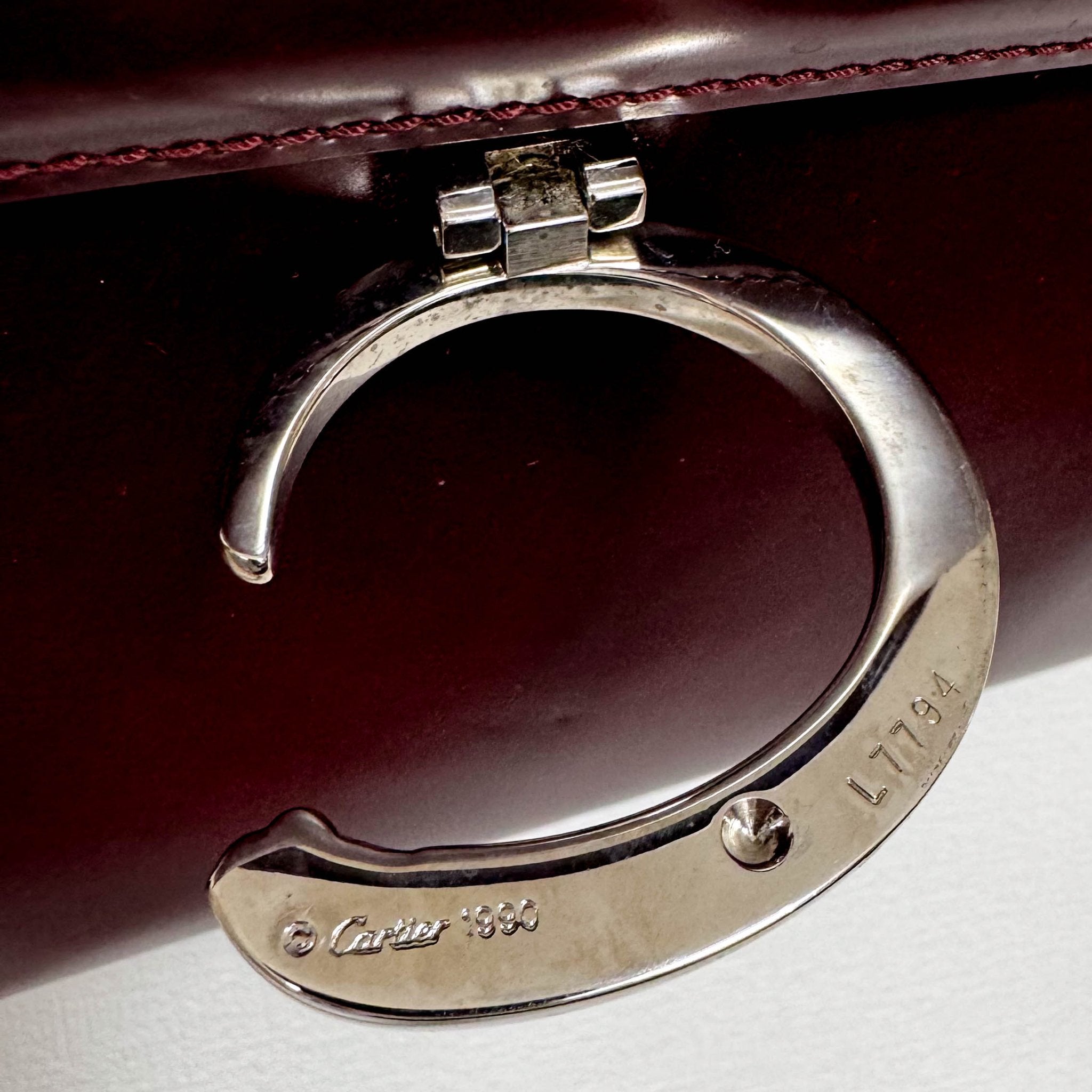 CARTIER Panthère de Cartier Top Handle Leather Bag, in , Sold by HIVE PRELOVED - Handle Bags, ,