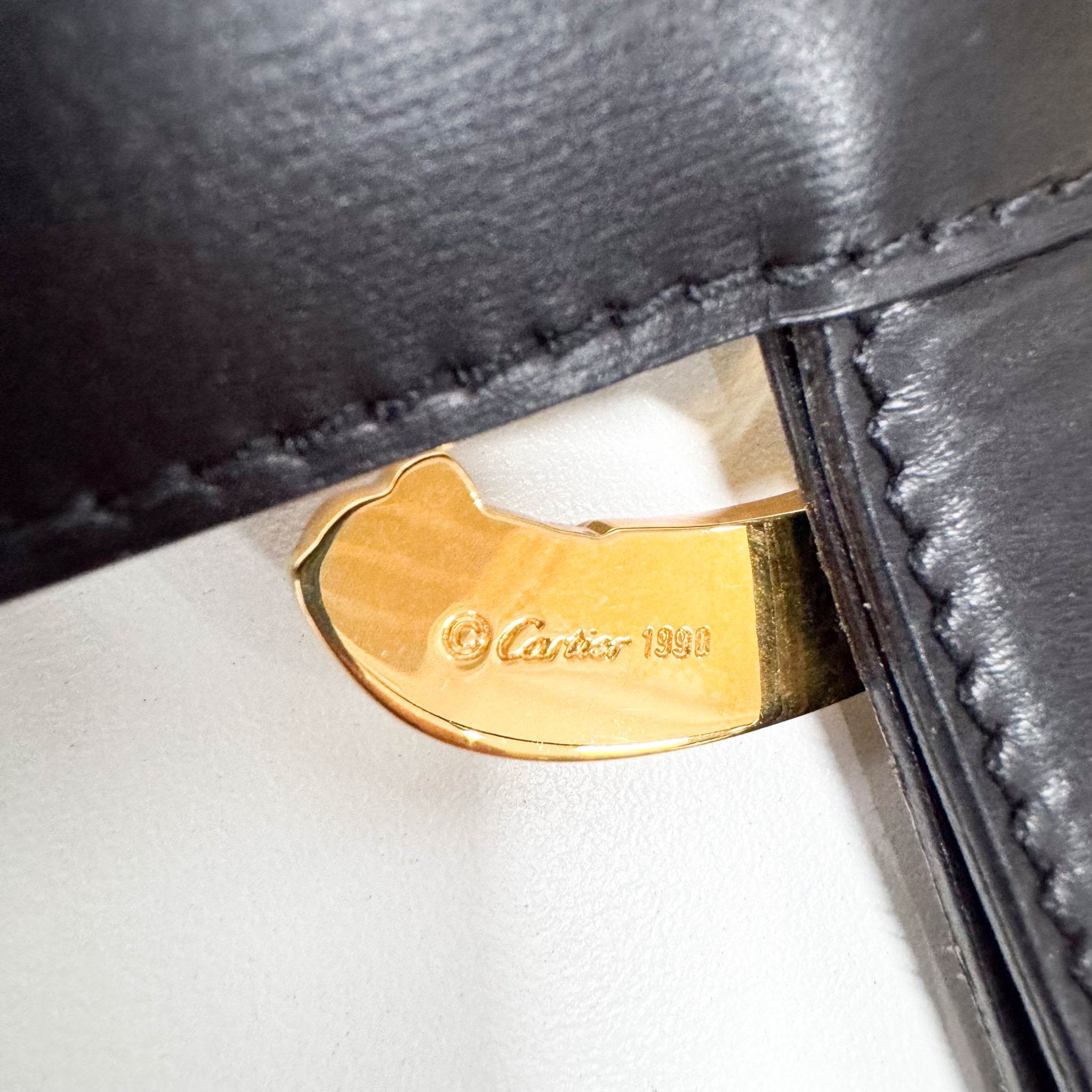 CARTIER Panthère Leather Shoulder bag Black, in , Sold by HIVE PRELOVED - Shoulder Bags, ,