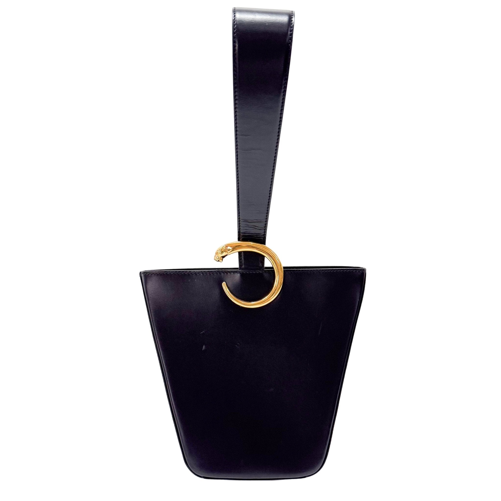 CARTIER Panthère Leather Shoulder bag Black, in , Sold by HIVE PRELOVED - Shoulder Bags, ,