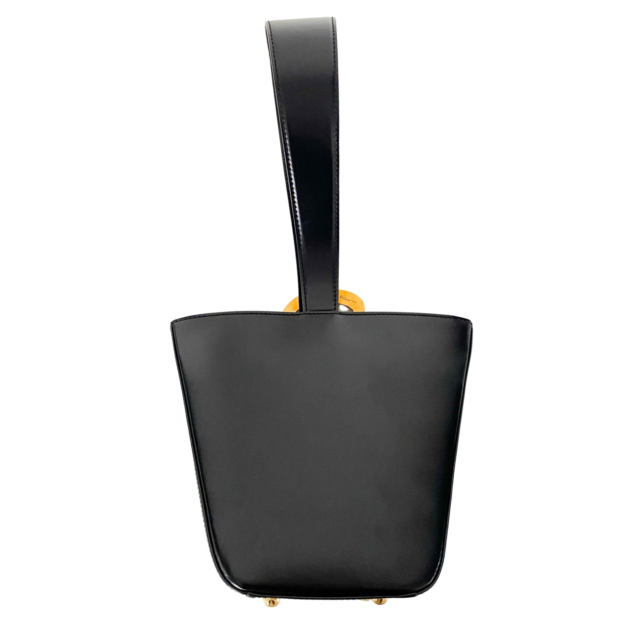 Cartier Panthère Leather Shoulder bag Black, in , Sold by HIVE PRELOVED - Shoulder Bags, ,