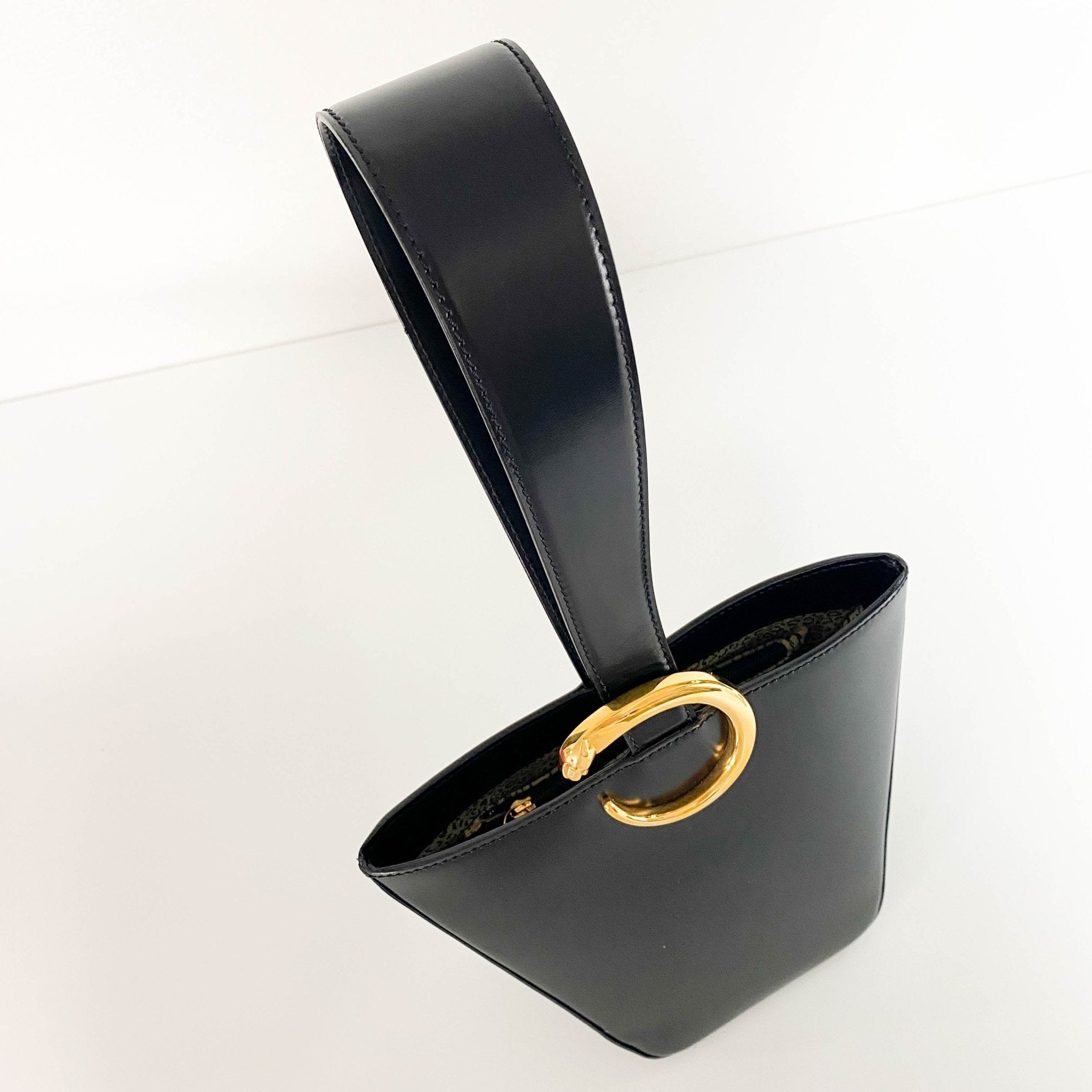 Cartier Panthère Leather Shoulder bag Black, in , Sold by HIVE PRELOVED - Shoulder Bags, ,