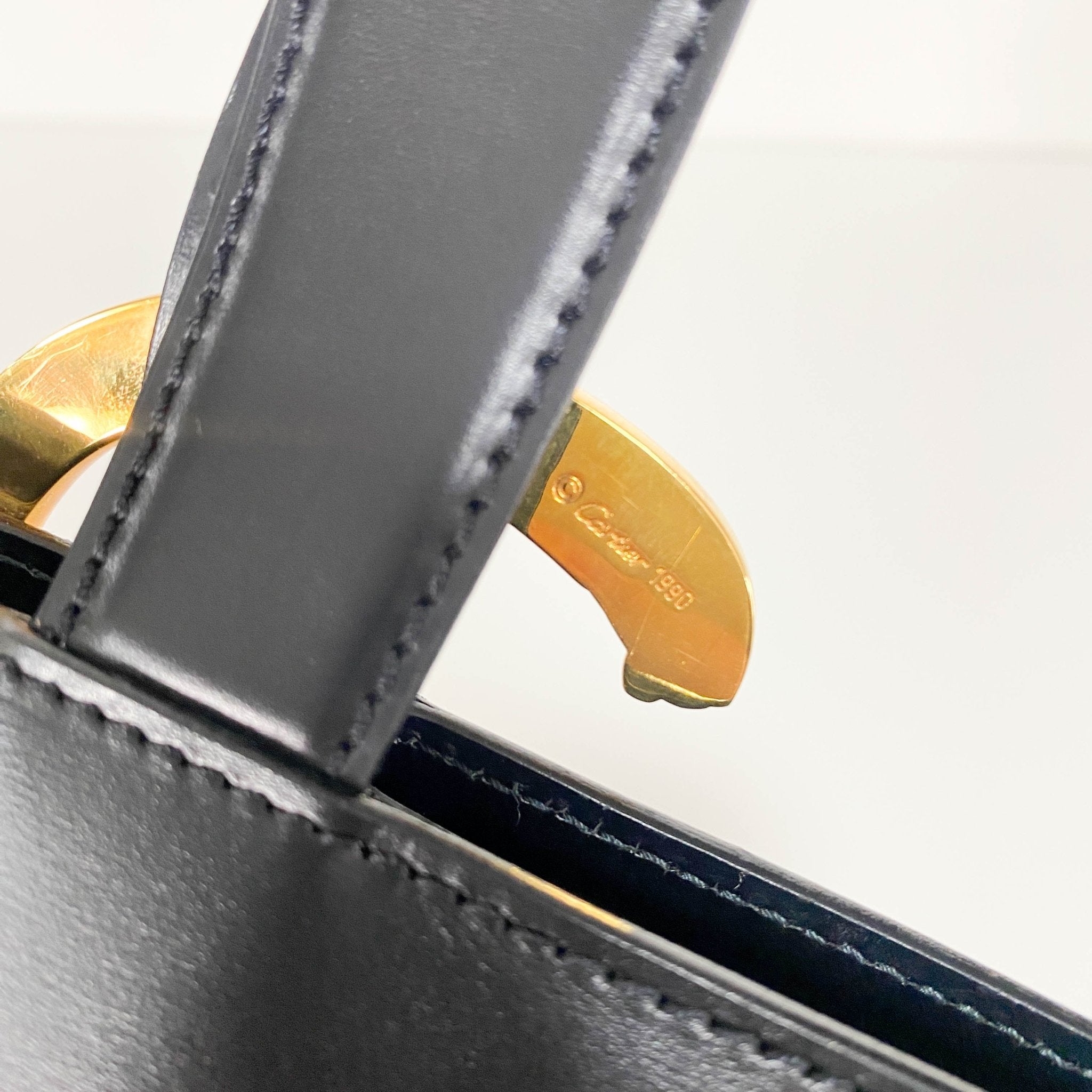 Cartier Panthère Leather Shoulder bag Black, in , Sold by HIVE PRELOVED - Shoulder Bags, ,