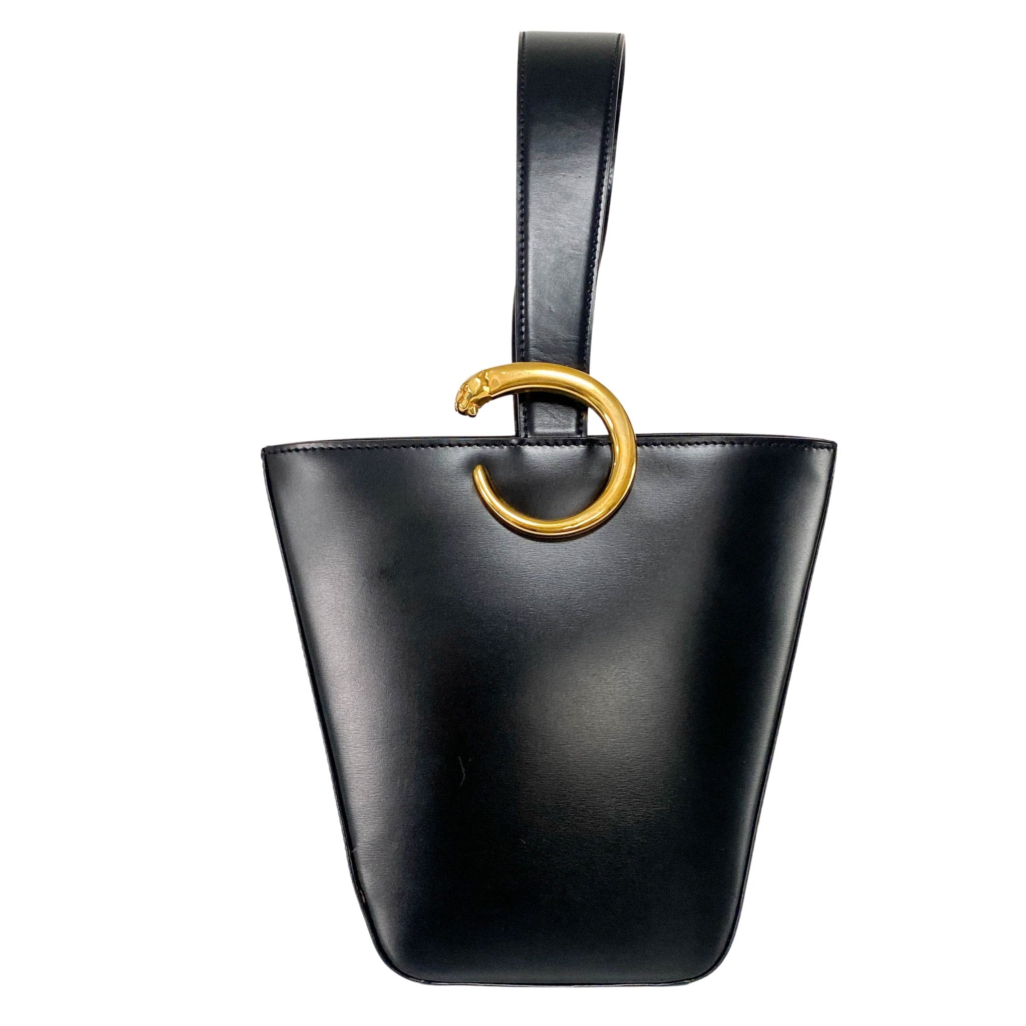 Cartier Panthère Leather Shoulder bag Black, in , Sold by HIVE PRELOVED - Shoulder Bags, ,