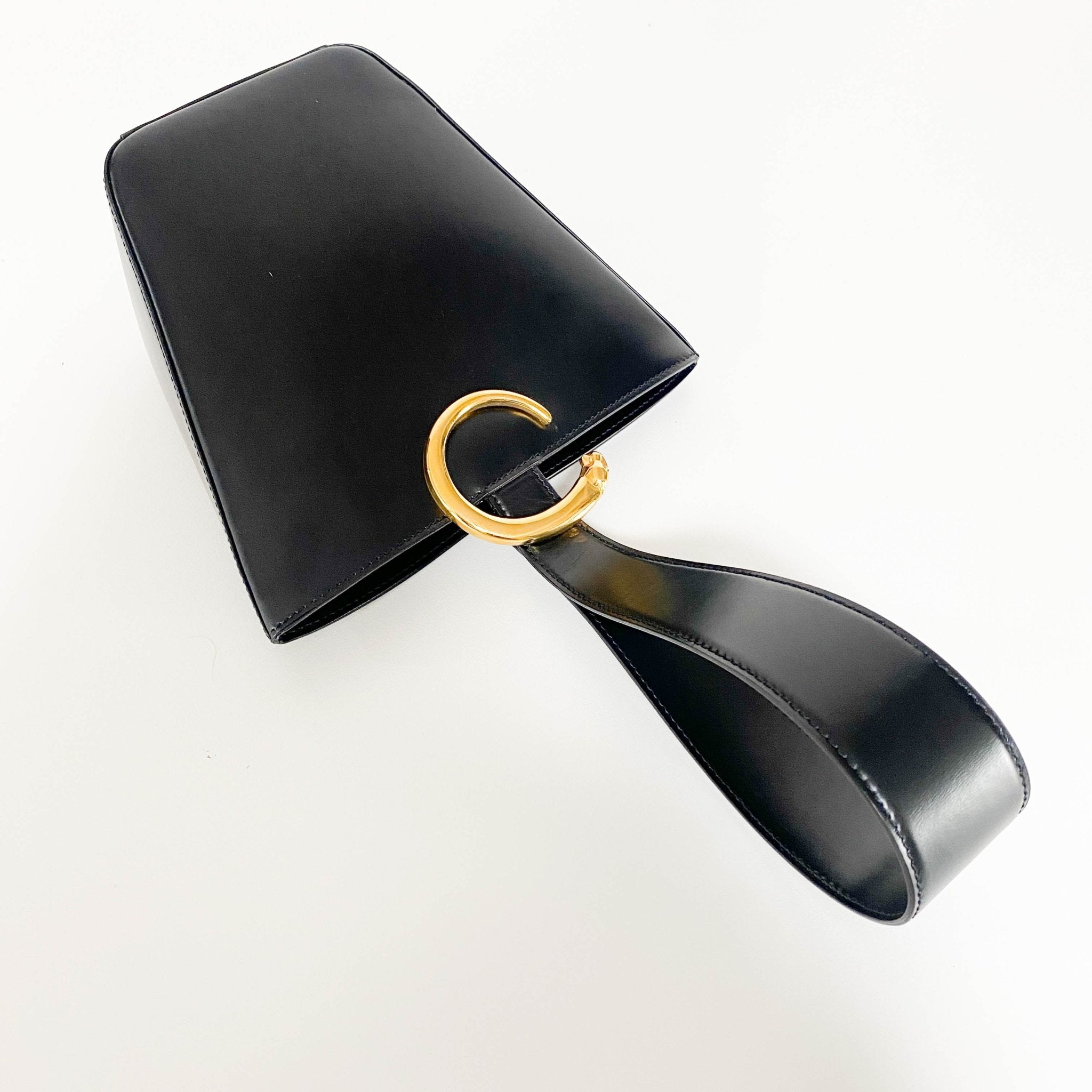 Cartier Panthère Leather Shoulder bag Black, in , Sold by HIVE PRELOVED - Shoulder Bags, ,