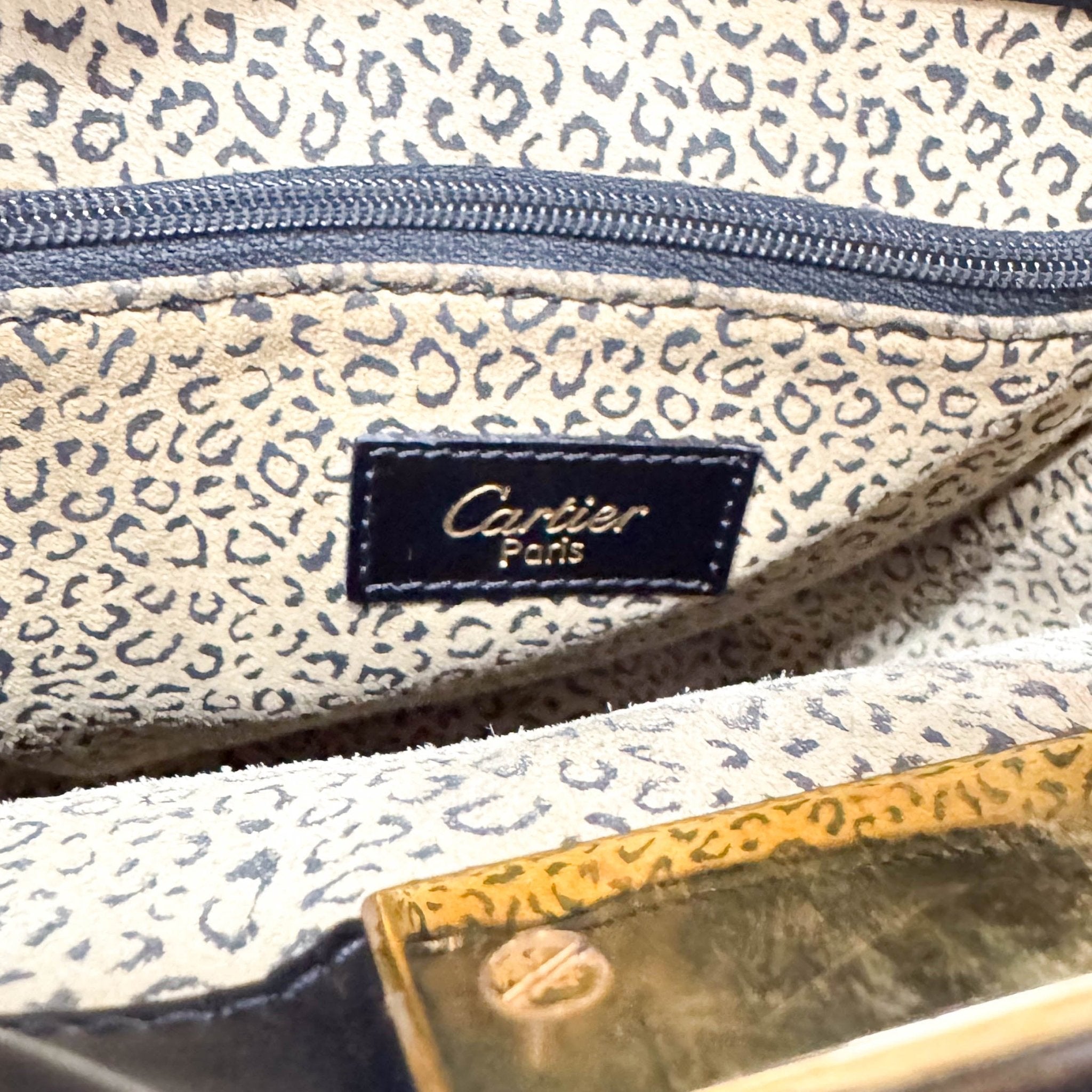 CARTIER Panthère Leather Shoulder bag Black, in , Sold by HIVE PRELOVED - Shoulder Bags, ,