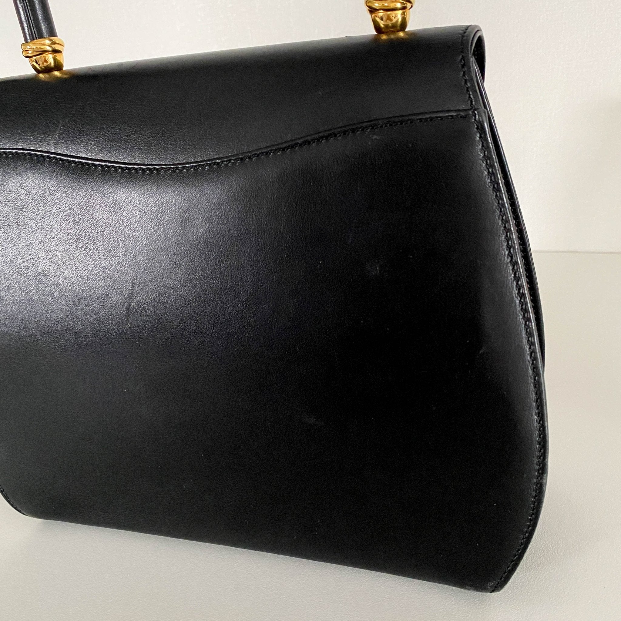 CARTIER Panthère Leather Top Handle bag Black, in , Sold by HIVE PRELOVED - Handle Bags, ,
