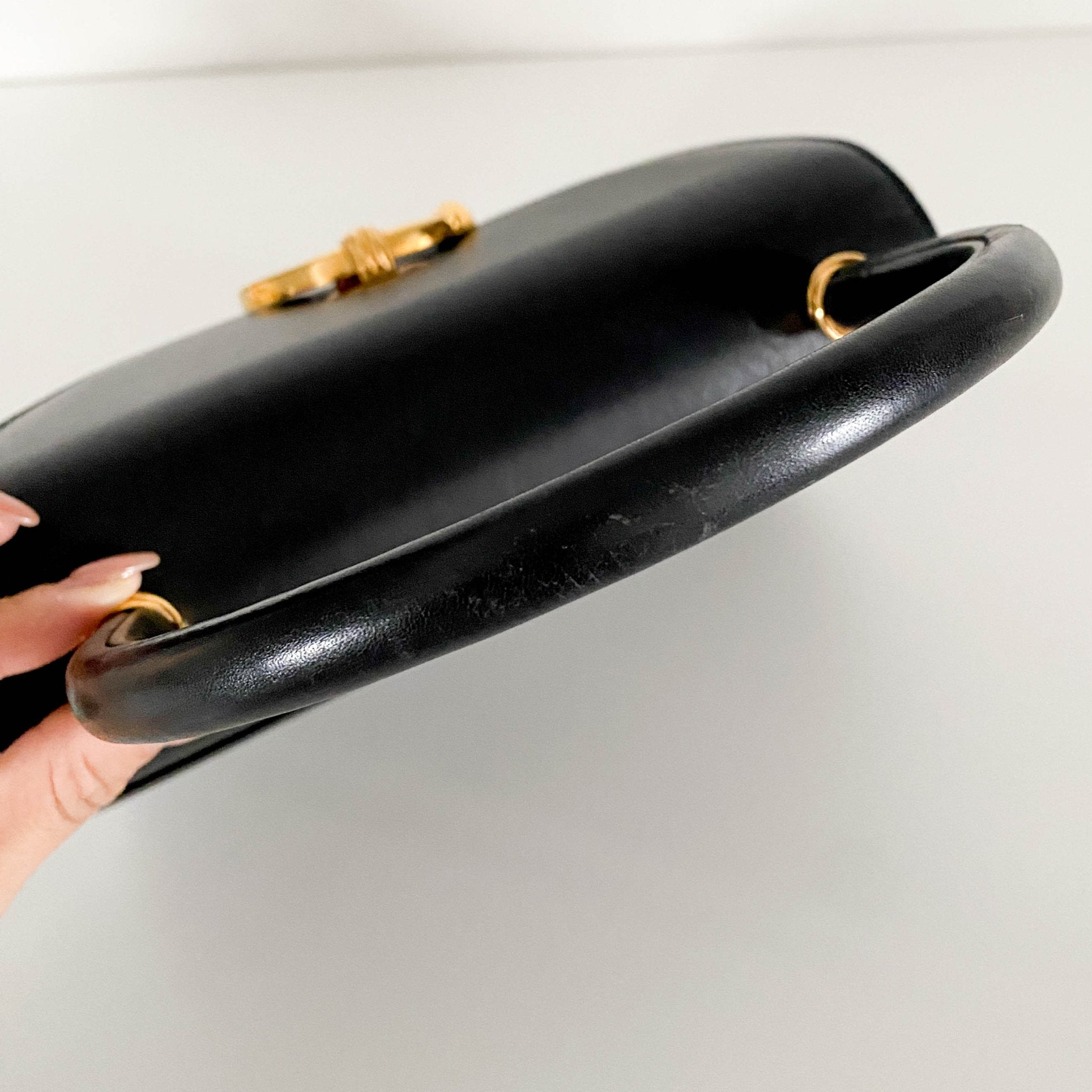 CARTIER Panthère Leather Top Handle bag Black, in , Sold by HIVE PRELOVED - Handle Bags, ,