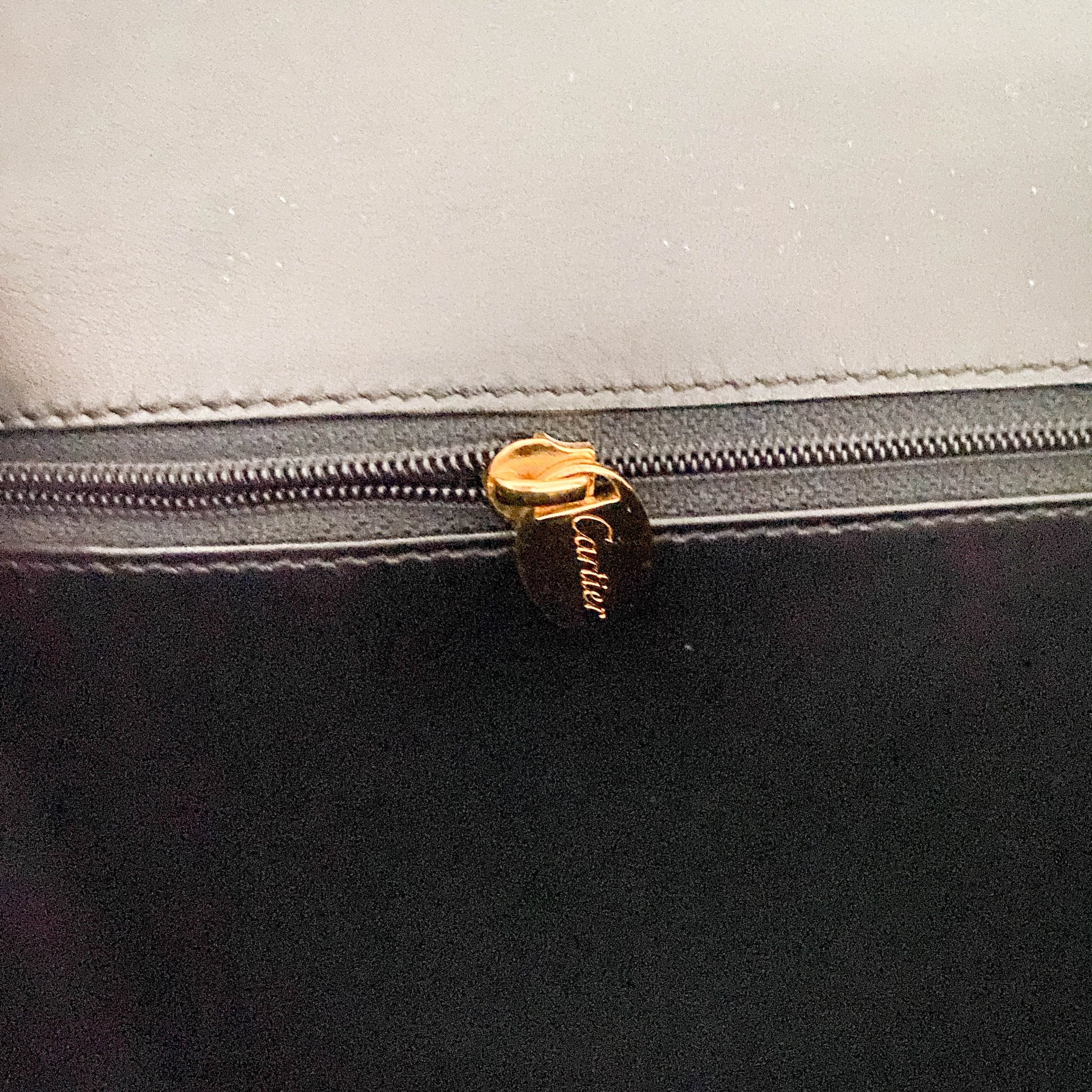 CARTIER Panthère Leather Top Handle bag Black, in , Sold by HIVE PRELOVED - Handle Bags, ,