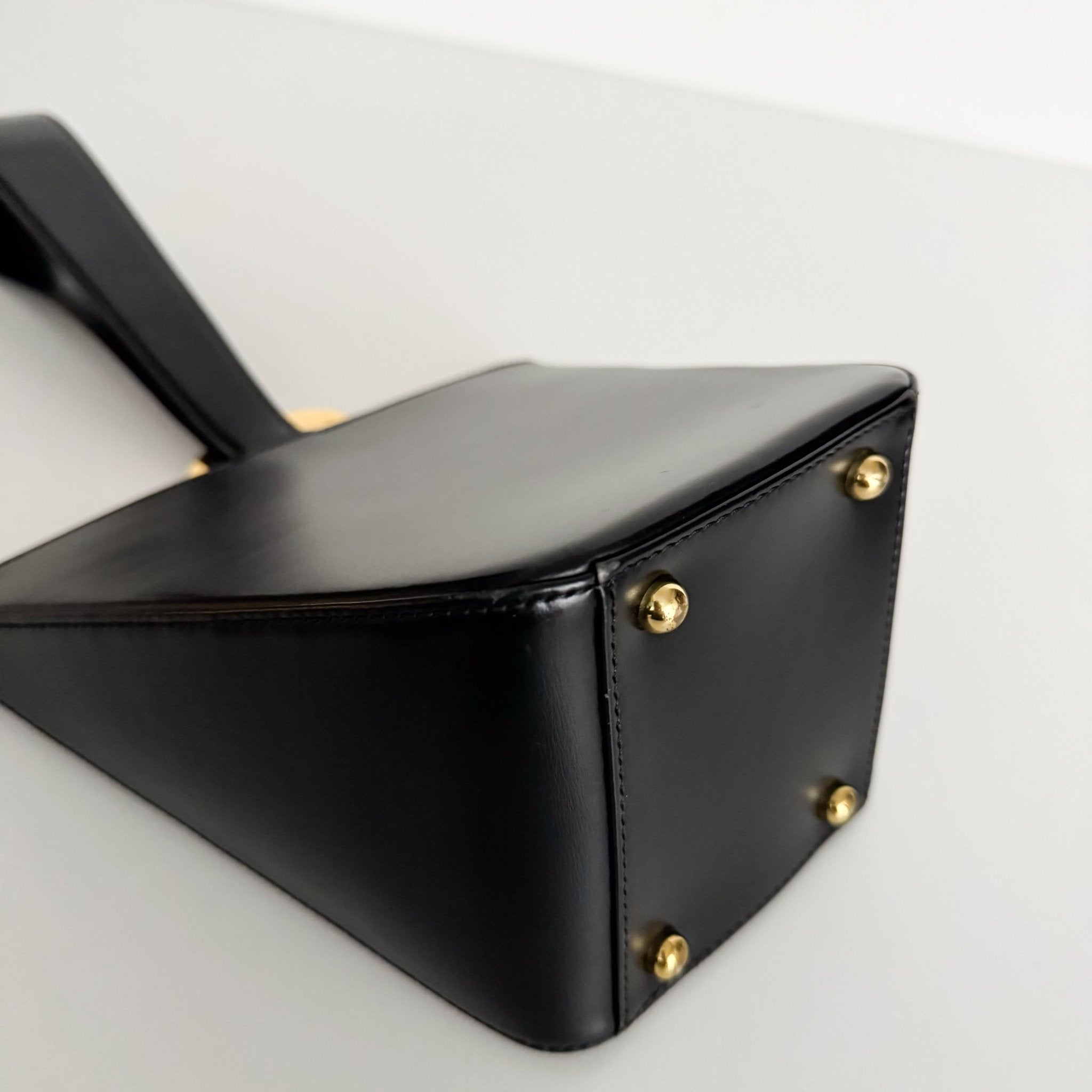 CARTIER Panthère Leather Top Handle bag Black Mini, in , Sold by HIVE PRELOVED - Handle Bags, ,