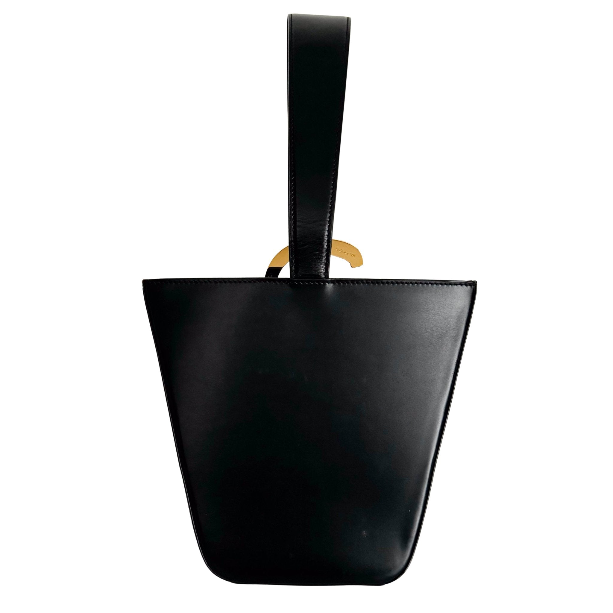 CARTIER Panthère Leather Top Handle bag Black Mini, in , Sold by HIVE PRELOVED - Handle Bags, ,