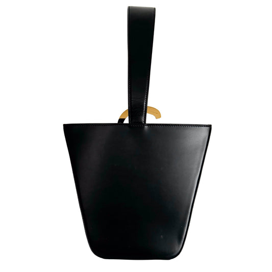 CARTIER Panthère Leather Top Handle bag Black Mini, in , Sold by HIVE PRELOVED - Handle Bags, ,