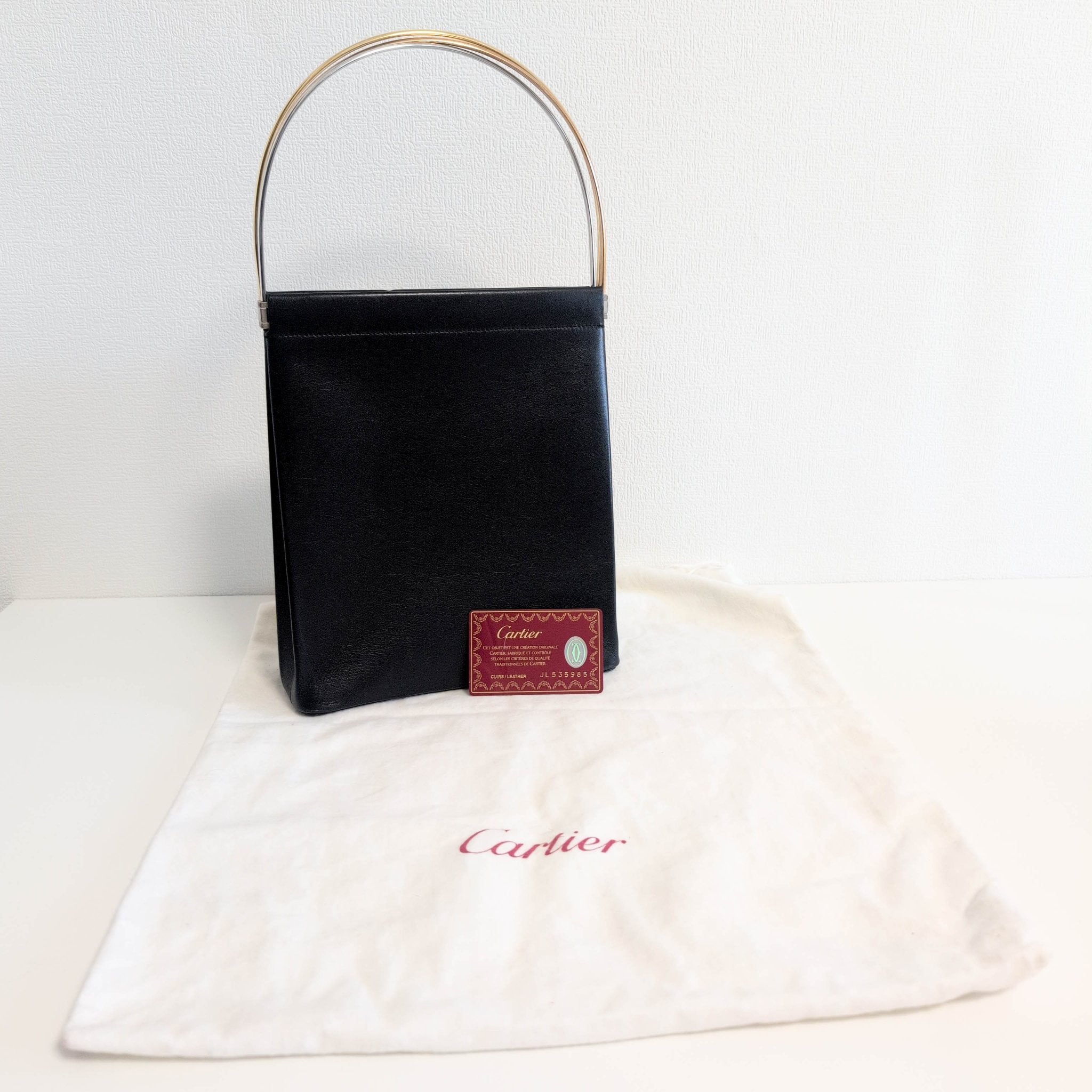 CARTIER Trinity Leather Black Tote Bag, in , Sold by HIVE PRELOVED - Totes, ,