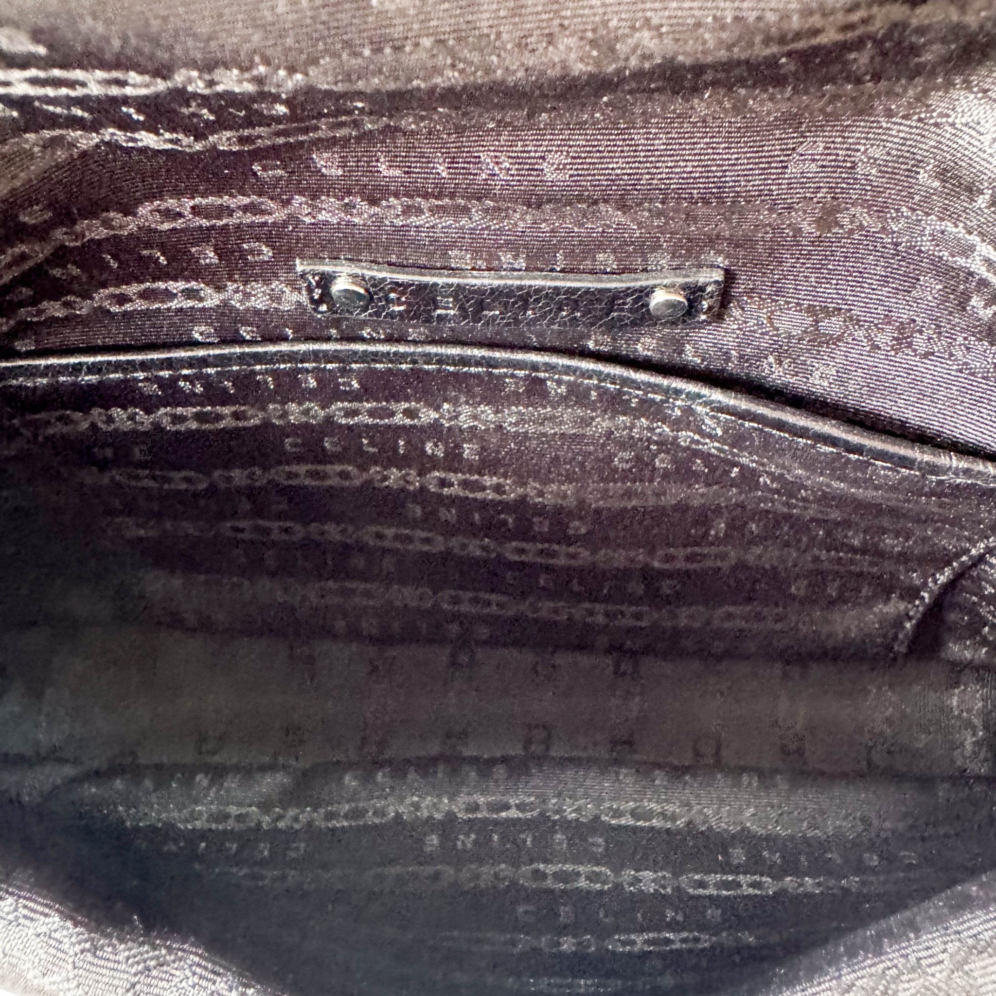 CELINE Black Satin Silver Chain Bag, in , Sold by HIVE PRELOVED - Shoulder Bags, ,