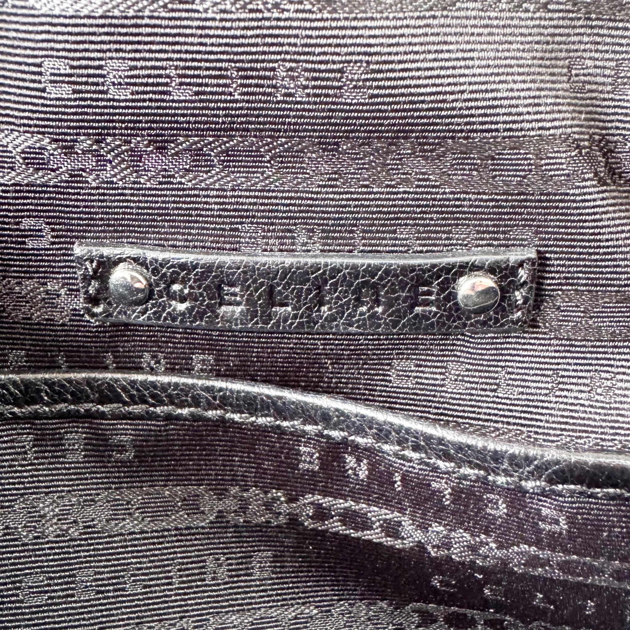 CELINE Black Satin Silver Chain Bag, in , Sold by HIVE PRELOVED - Shoulder Bags, ,