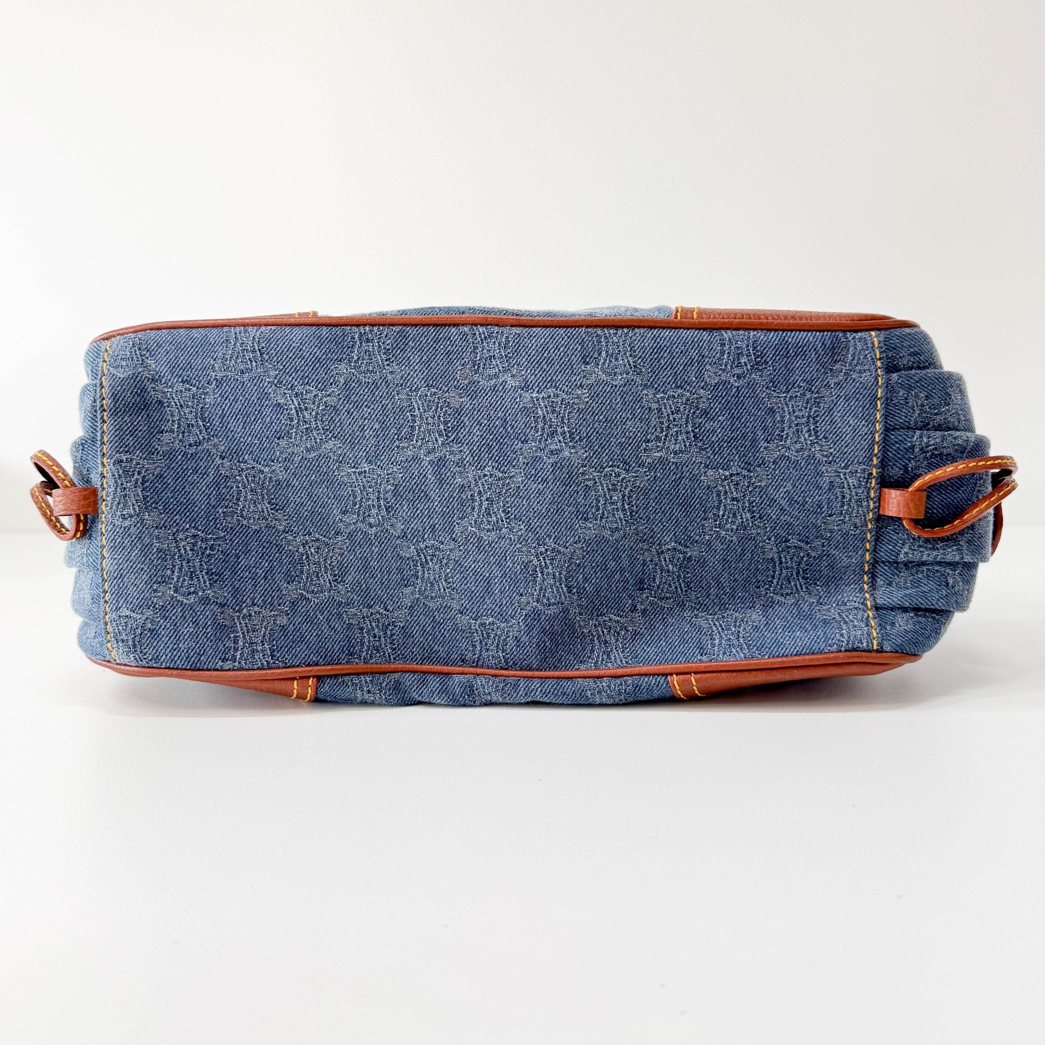 CELINE Boogie Bag in Blue Macadam Denim Handle Bag, in , Sold by HIVE PRELOVED - Handle Bags, ,